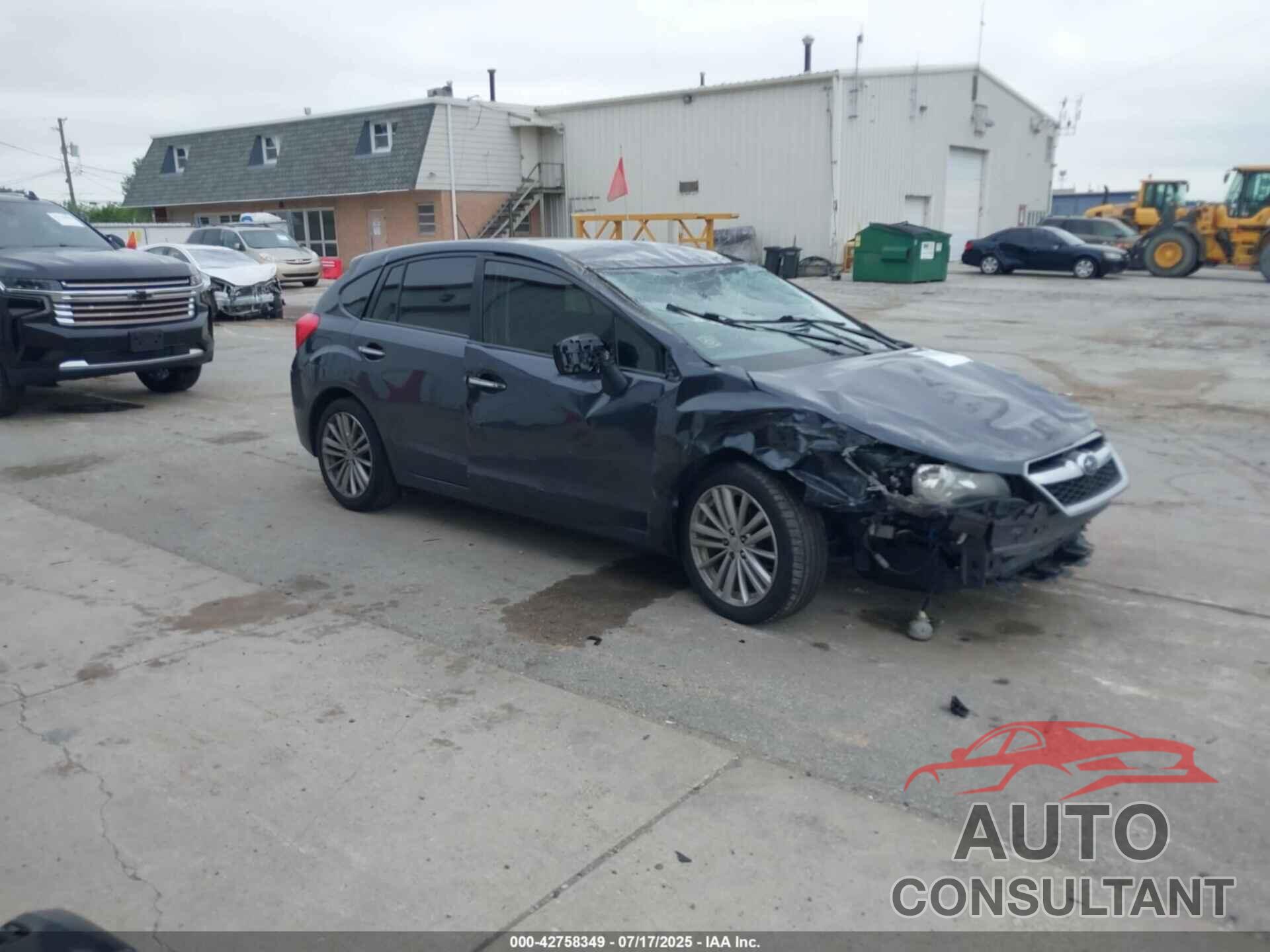 SUBARU IMPREZA 2013 - JF1GPAG64DH819813