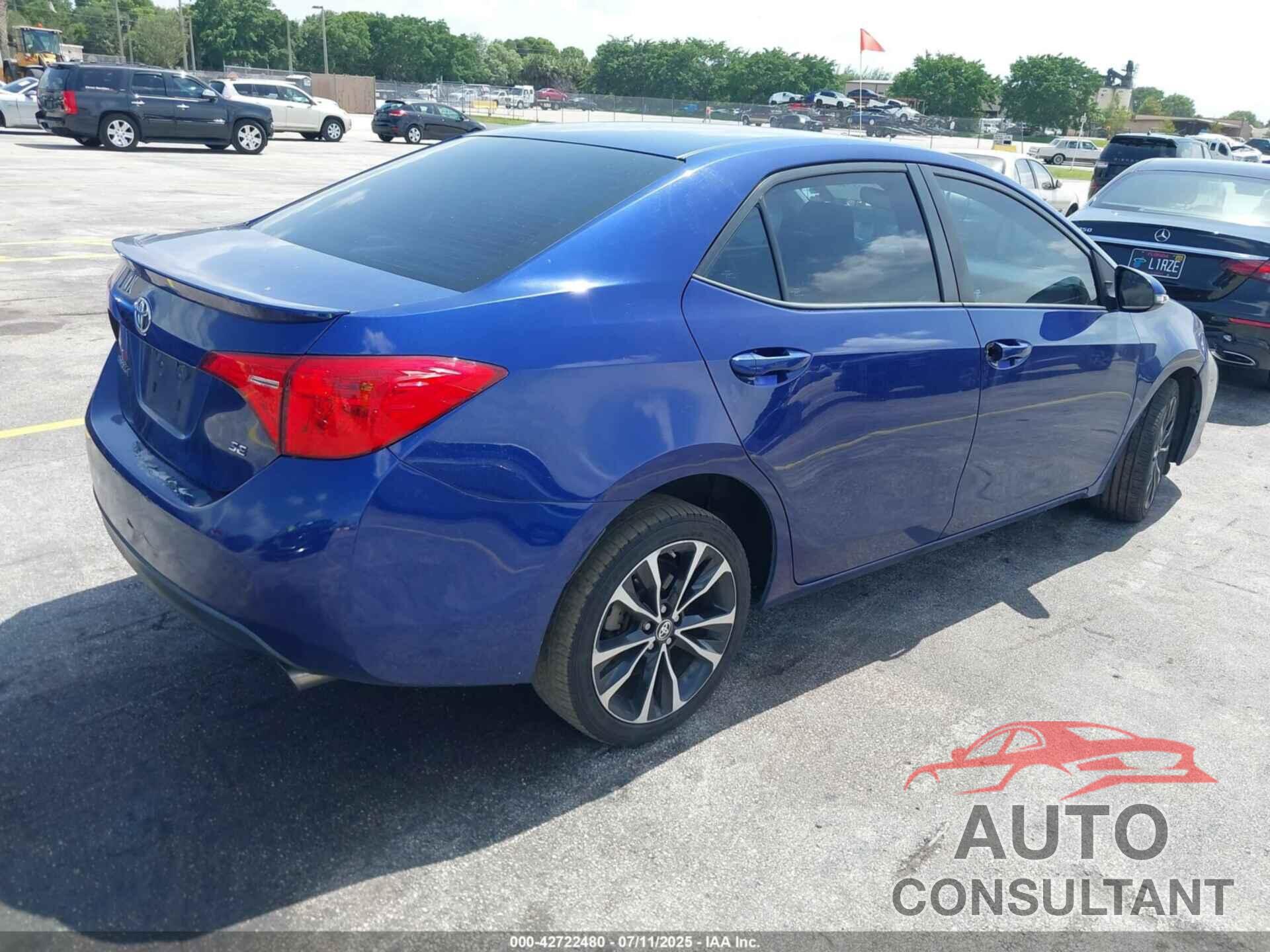 TOYOTA COROLLA 2017 - 2T1BURHE5HC774361