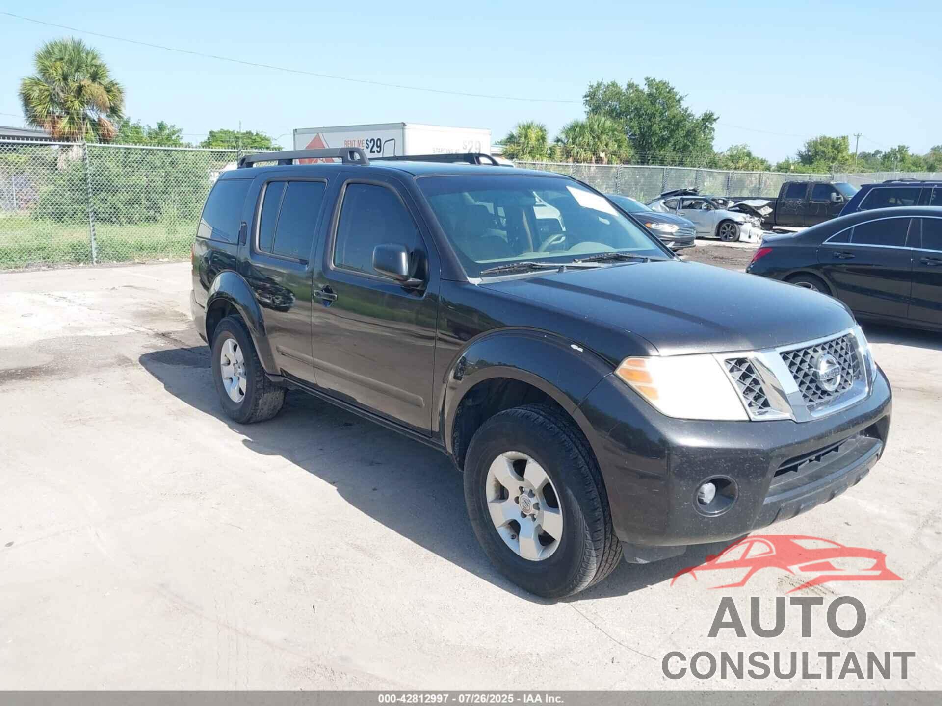 NISSAN PATHFINDER 2012 - 5N1AR1NN8CC624938