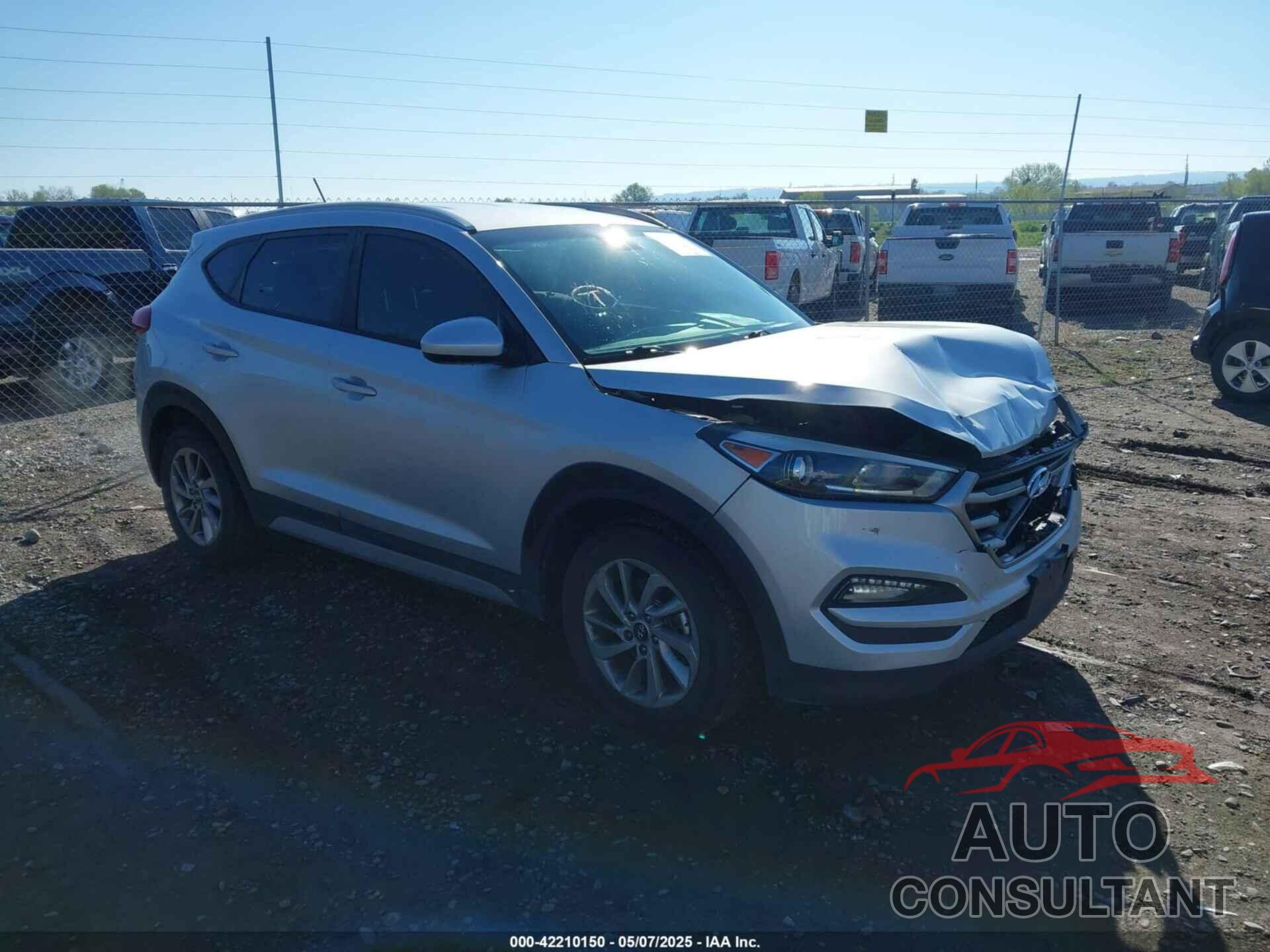 HYUNDAI TUCSON 2017 - KM8J3CA40HU461715