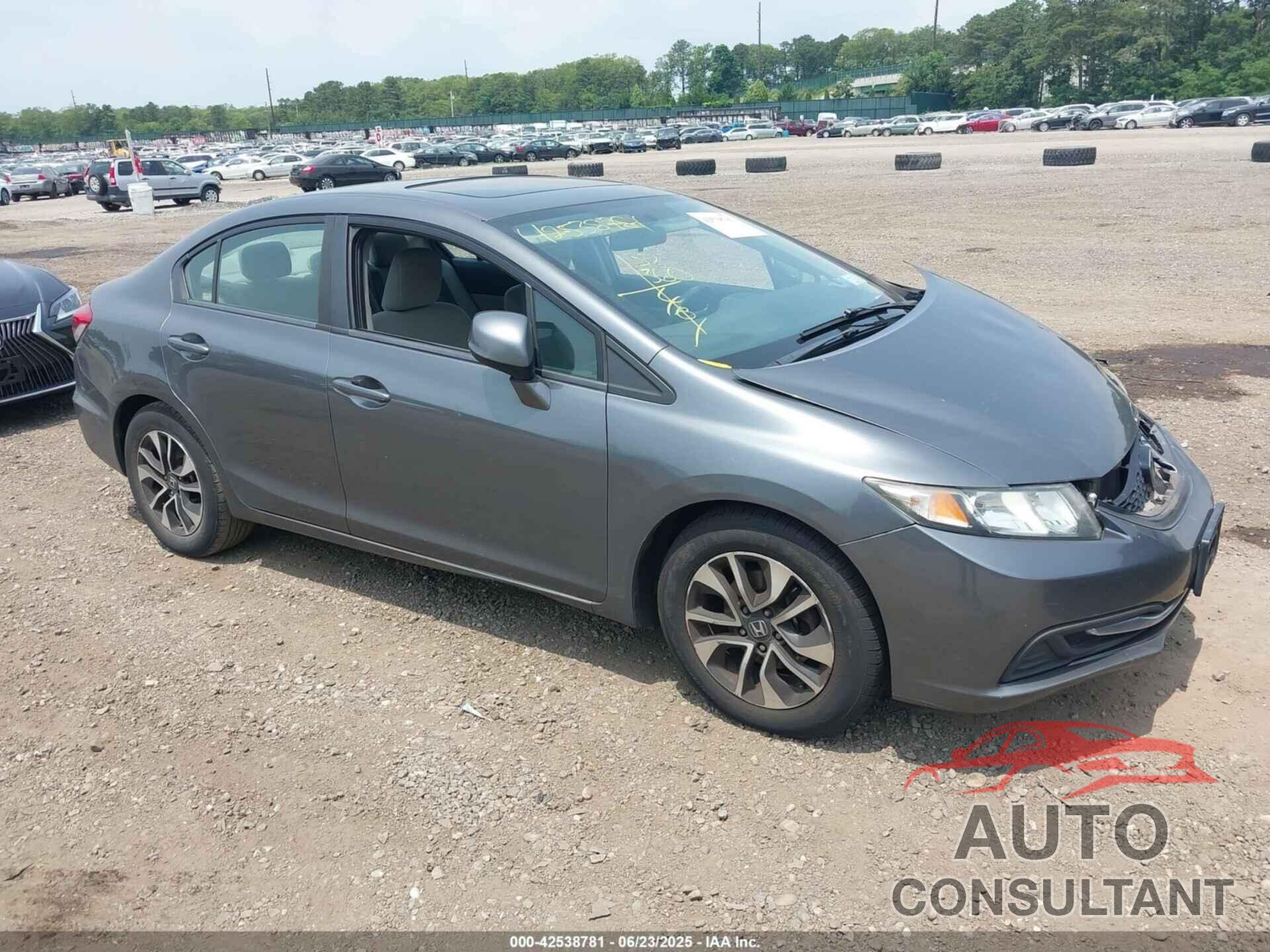 HONDA CIVIC 2013 - 19XFB2F81DE241950