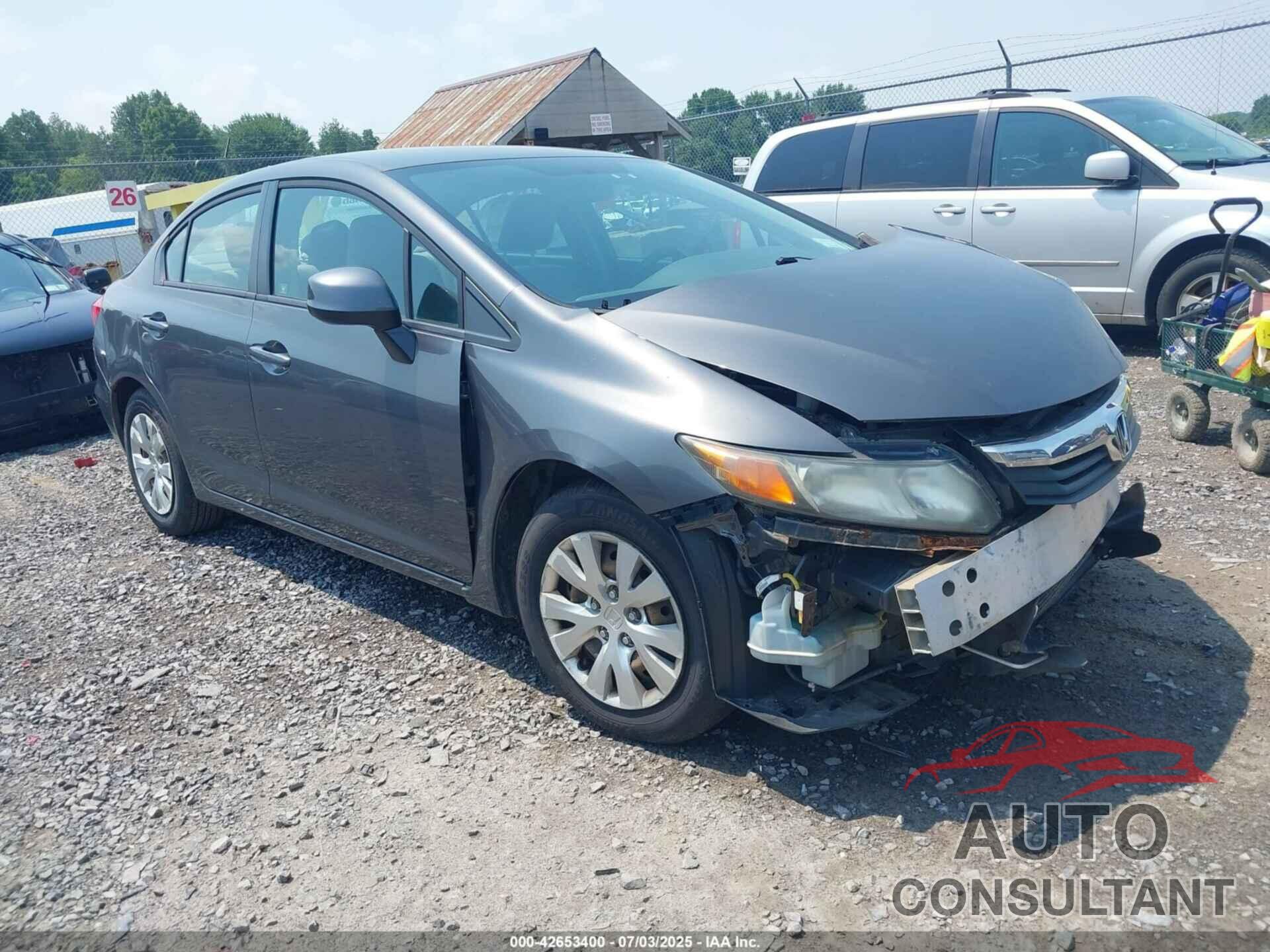 HONDA CIVIC 2012 - 2HGFB2F52CH569209