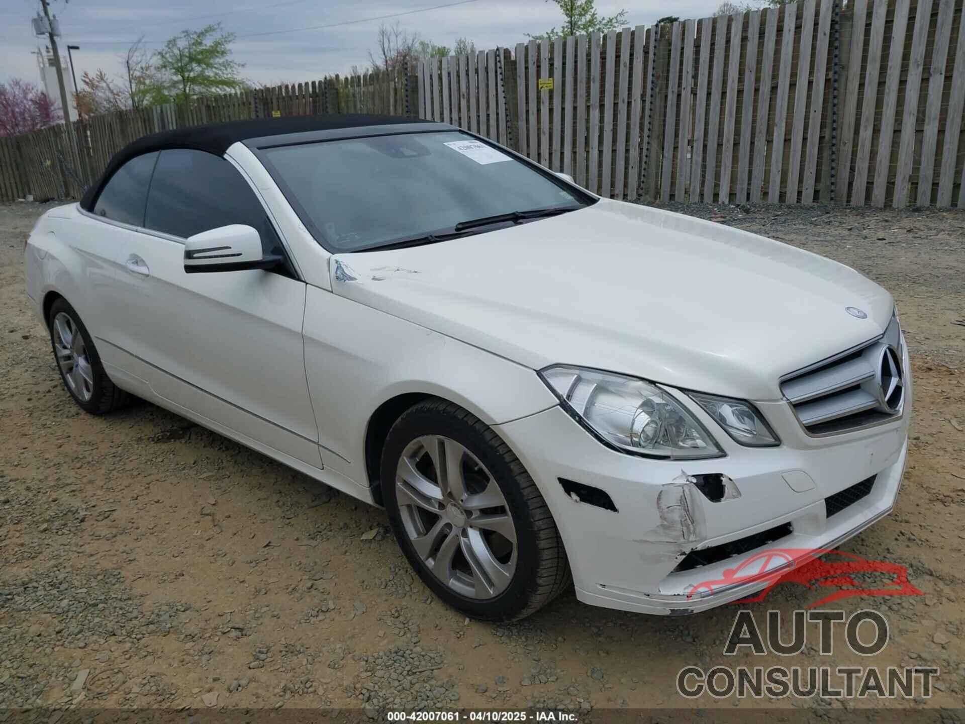MERCEDES-BENZ E 350 2011 - WDDKK5GF6BF055360