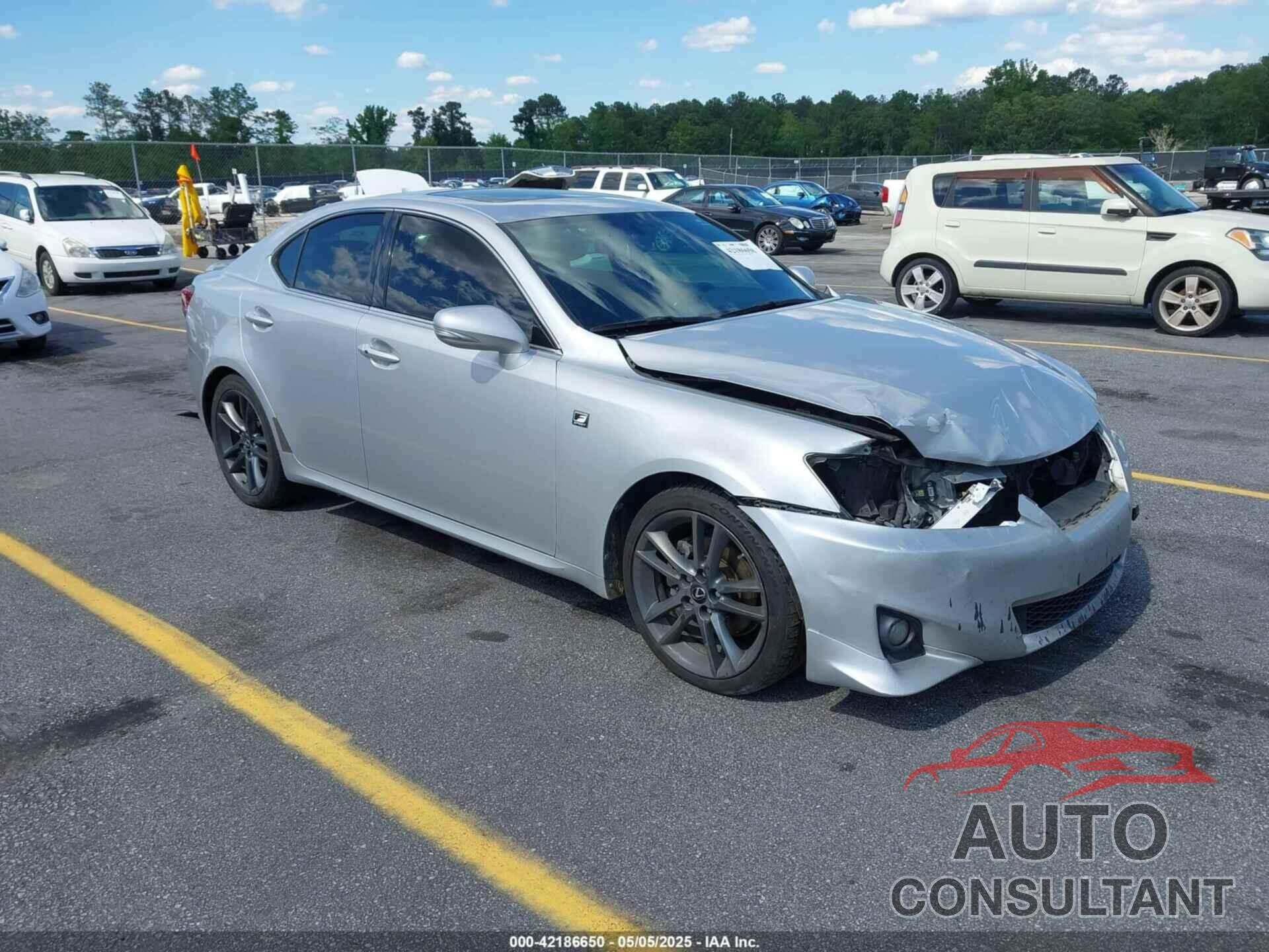 LEXUS IS 250 2012 - JTHBF5C27C5180231