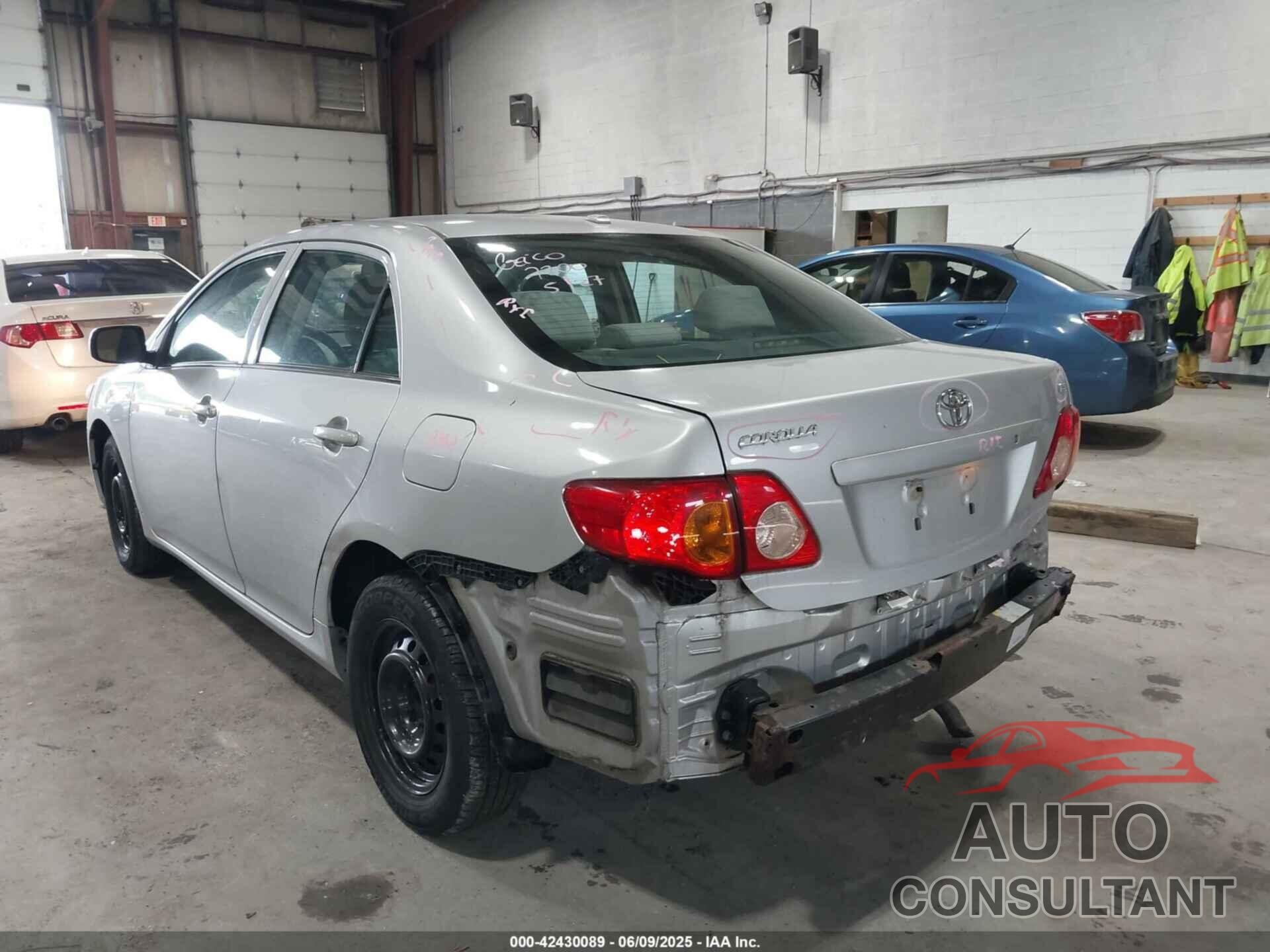 TOYOTA COROLLA 2009 - 1NXBU40E39Z037254