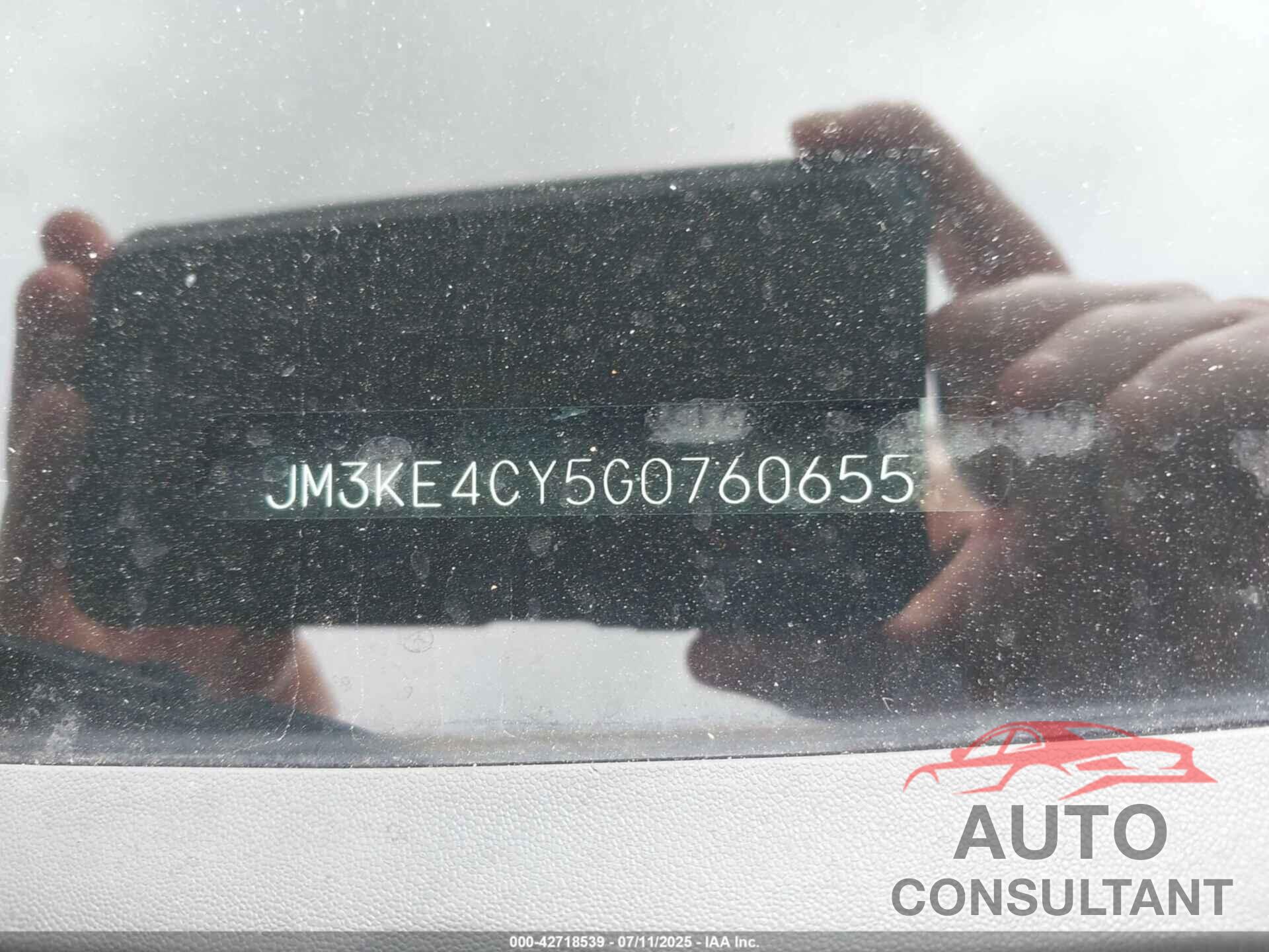 MAZDA CX-5 2016 - JM3KE4CY5G0760655