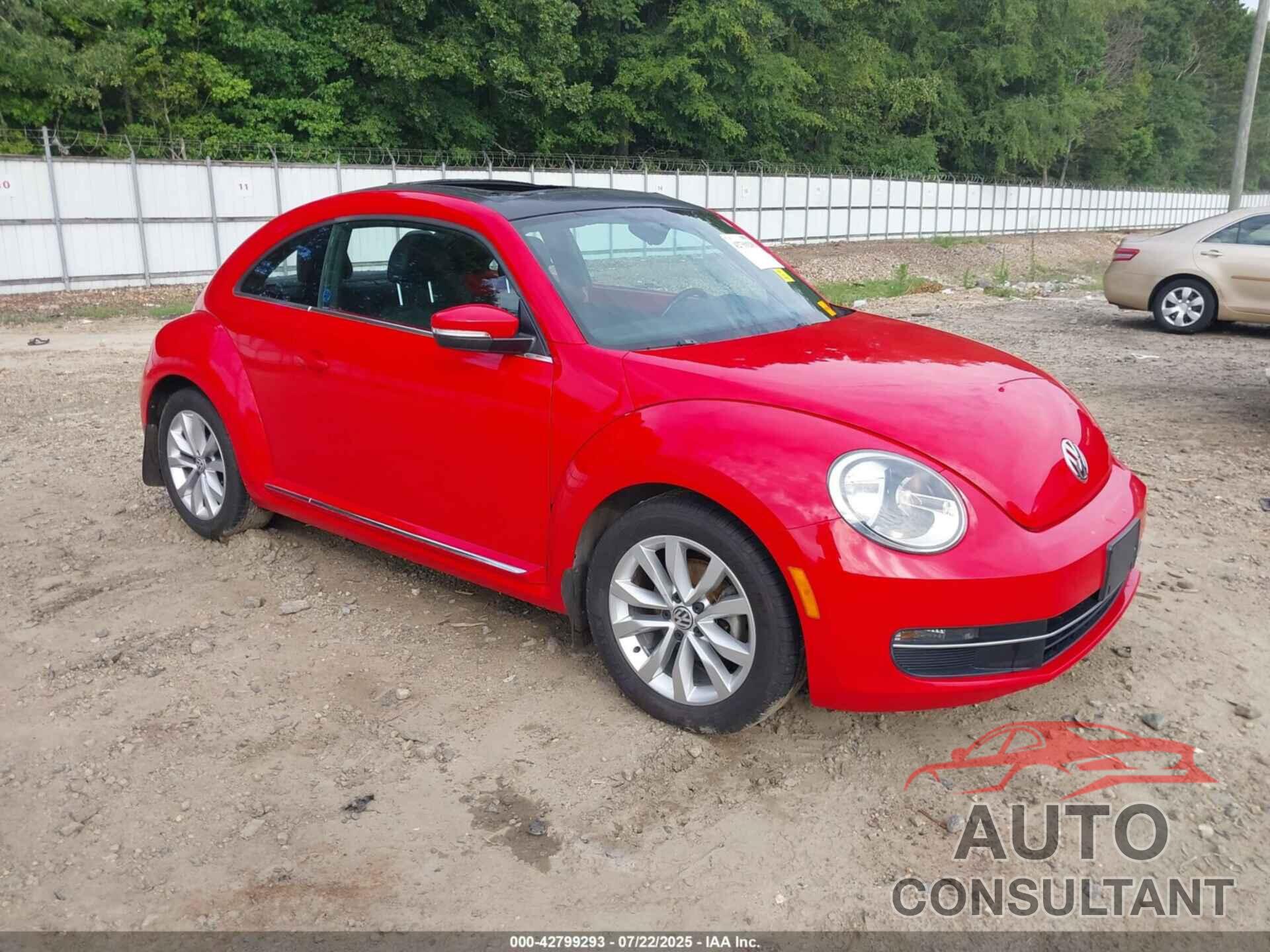 VOLKSWAGEN BEETLE 2013 - 3VWJL7AT6DM691872