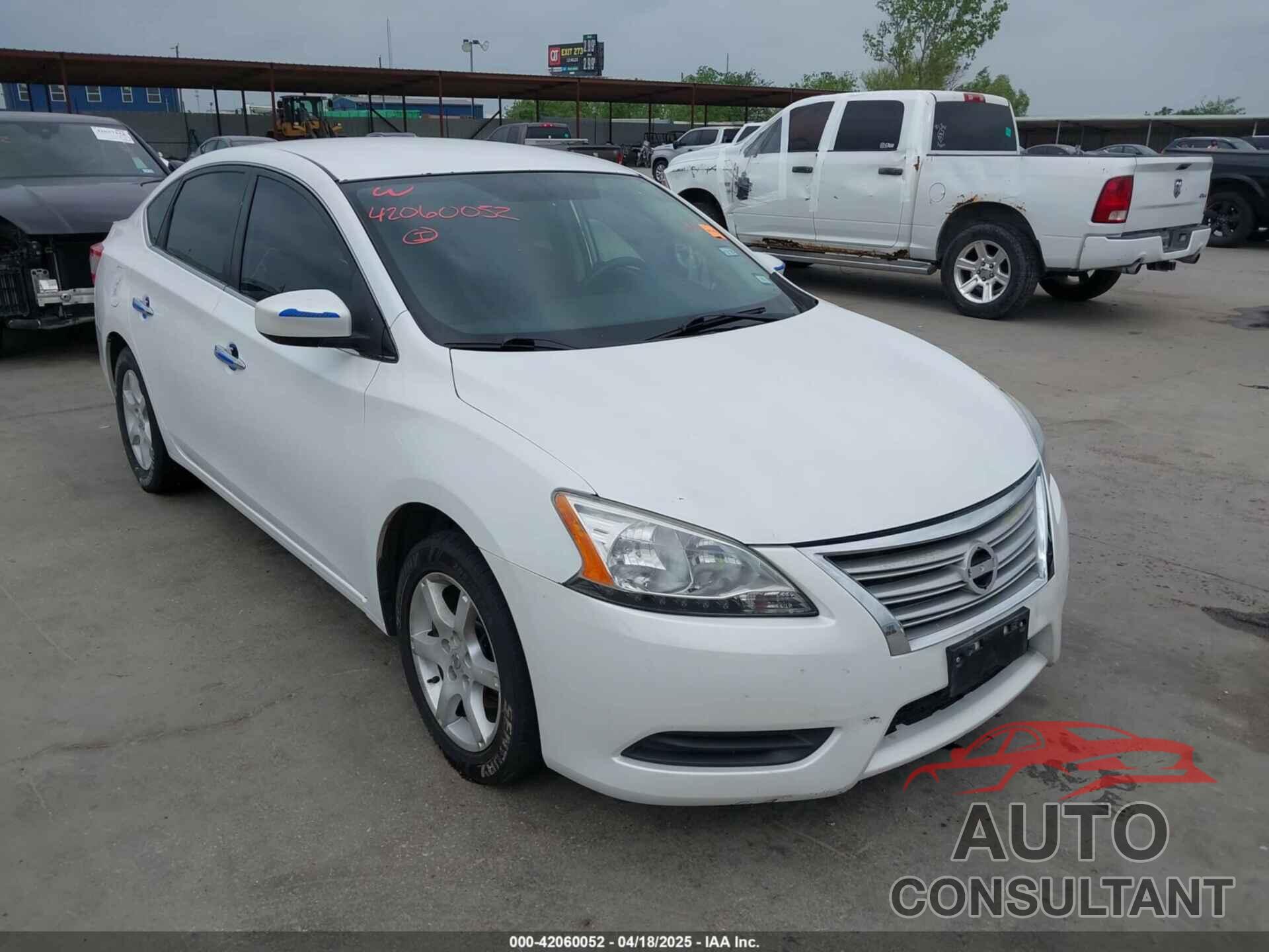 NISSAN SENTRA 2014 - 3N1AB7AP0EY329221