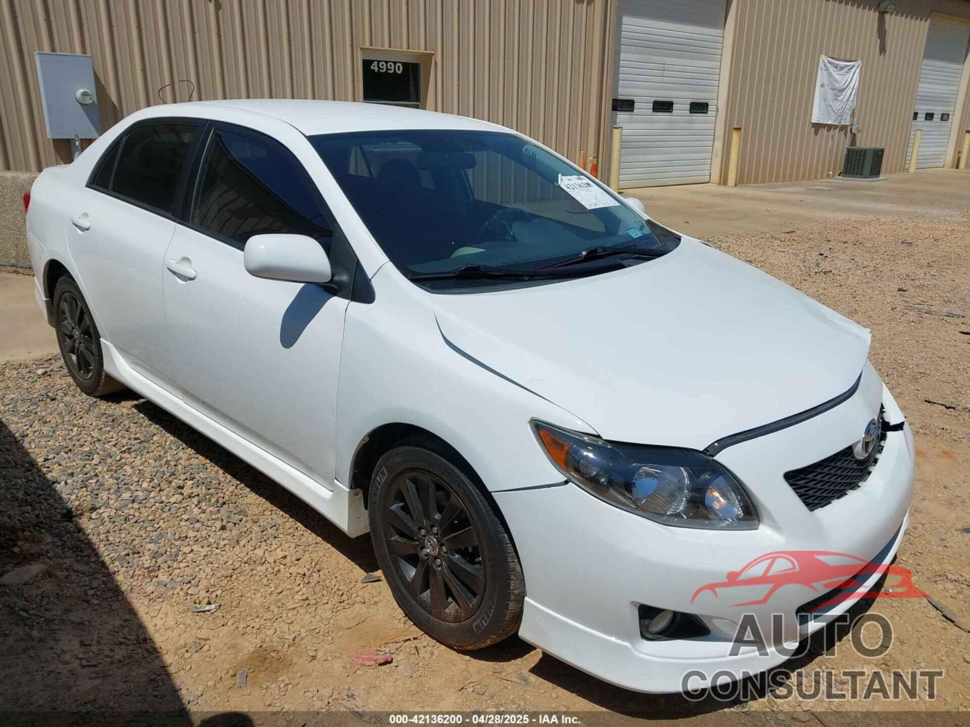 TOYOTA COROLLA 2009 - 1NXBU40E59Z048062