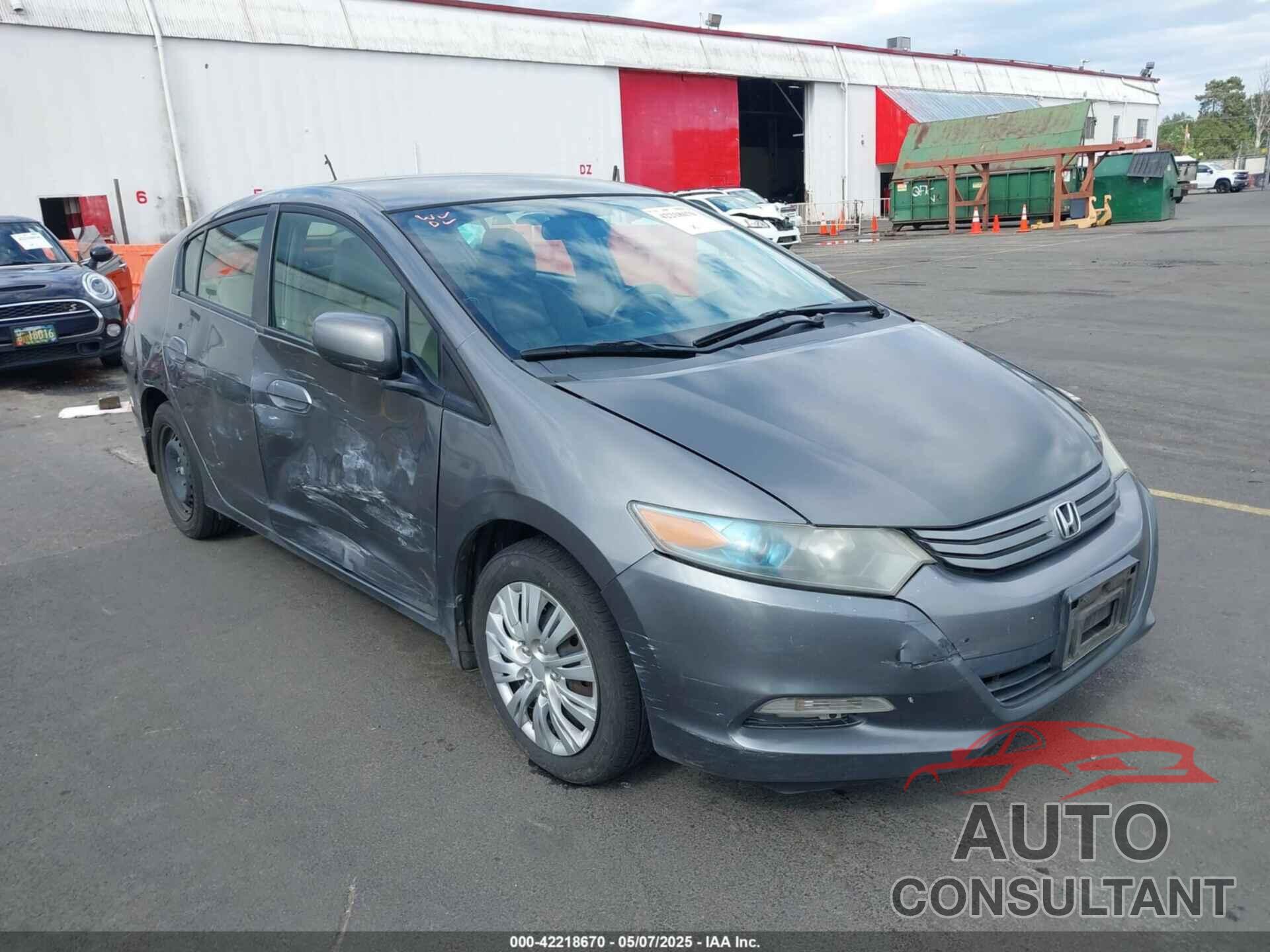 HONDA INSIGHT 2010 - JHMZE2H50AS040698