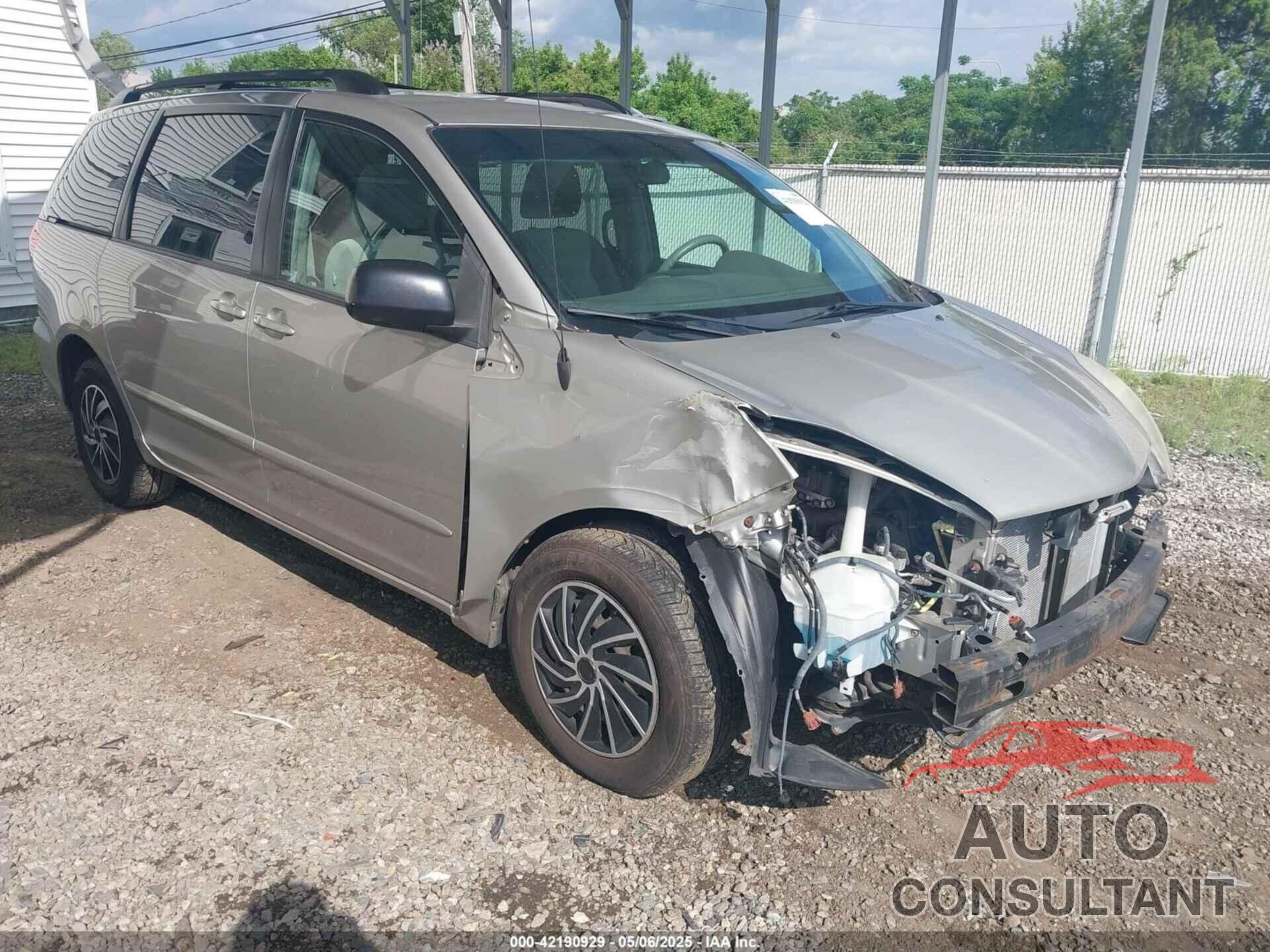 TOYOTA SIENNA 2009 - 5TDZK23C79S255337