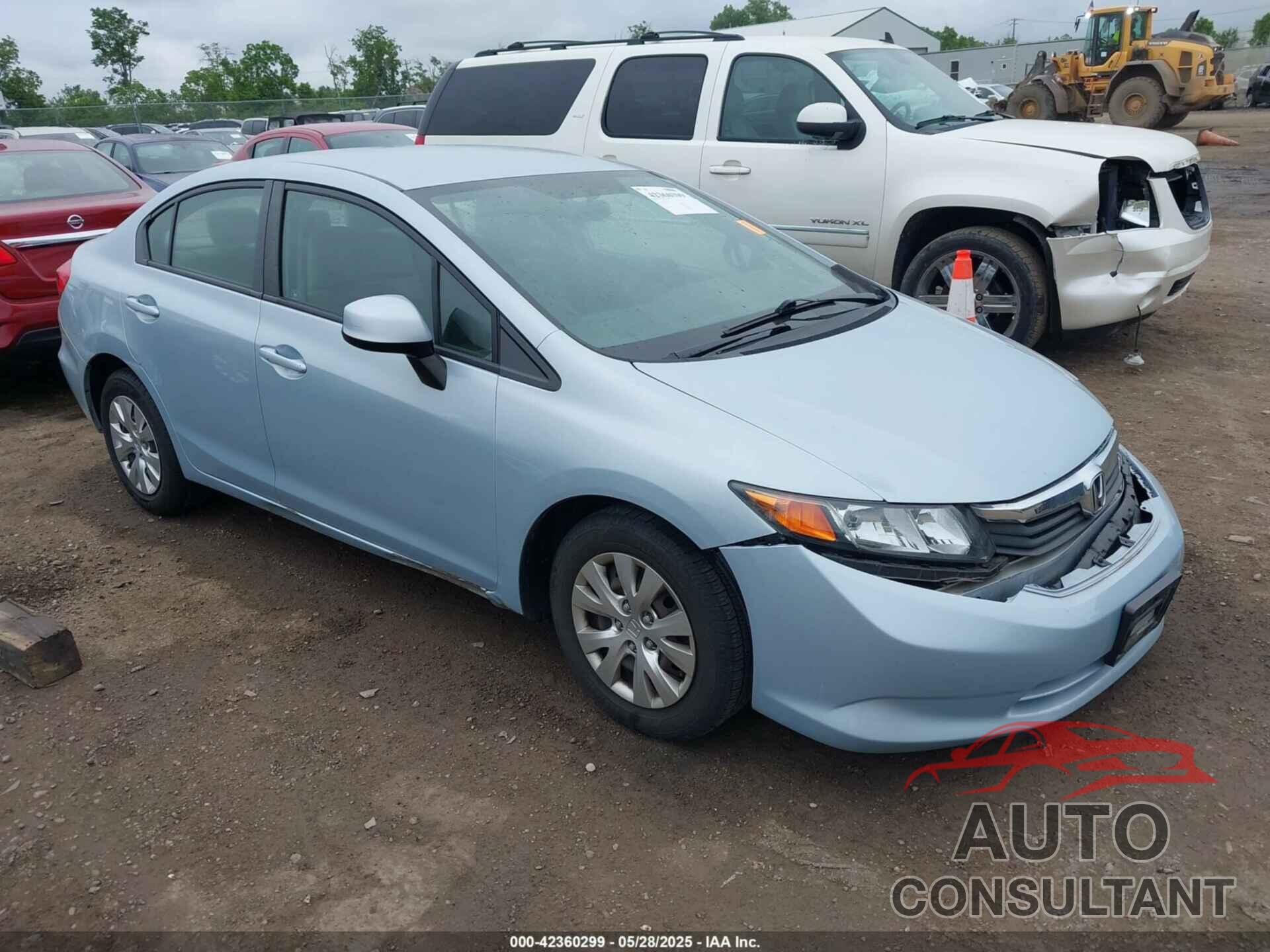 HONDA CIVIC 2012 - 19XFB2F54CE014854