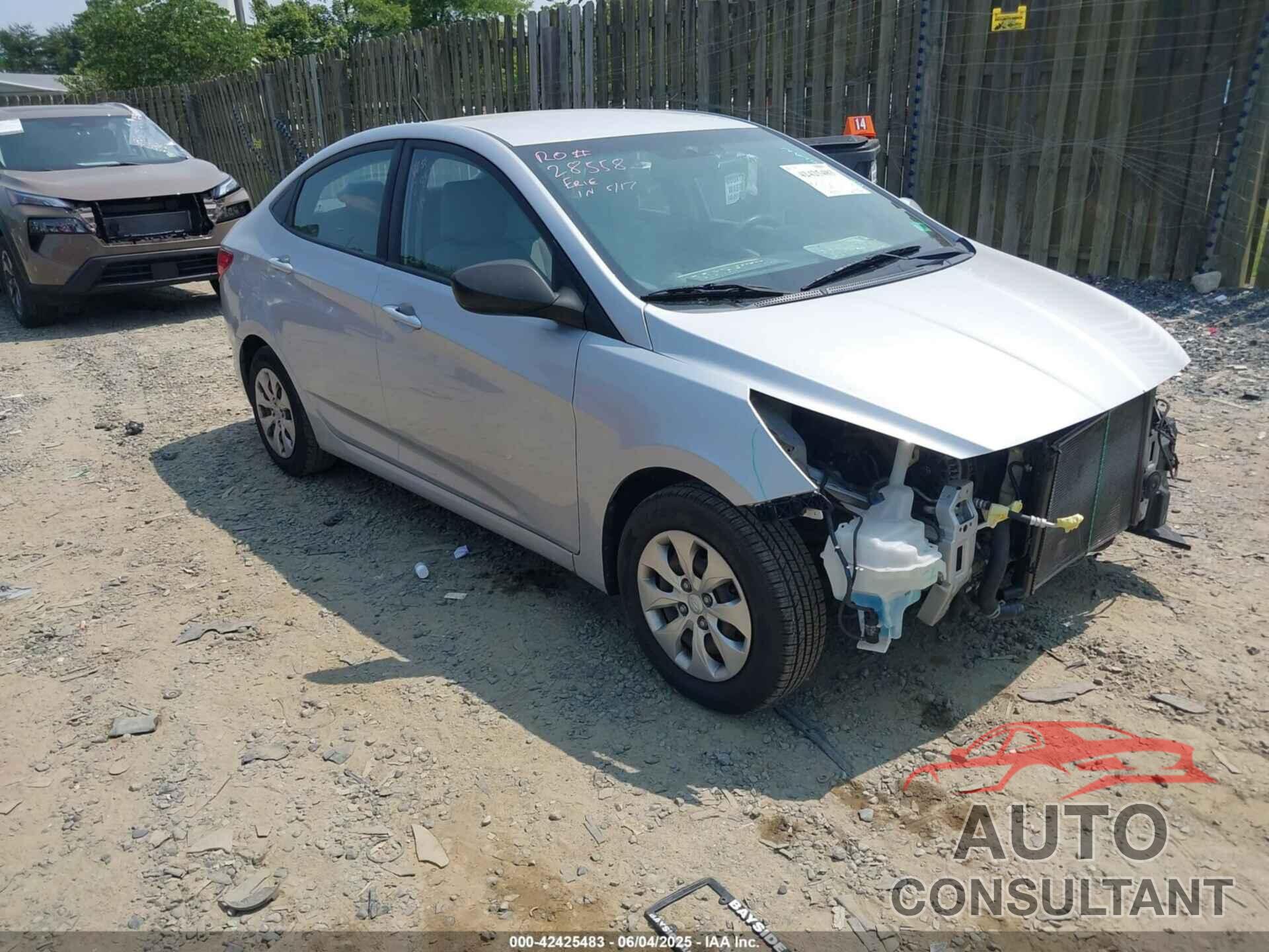 HYUNDAI ACCENT 2017 - KMHCT4AE7HU233282
