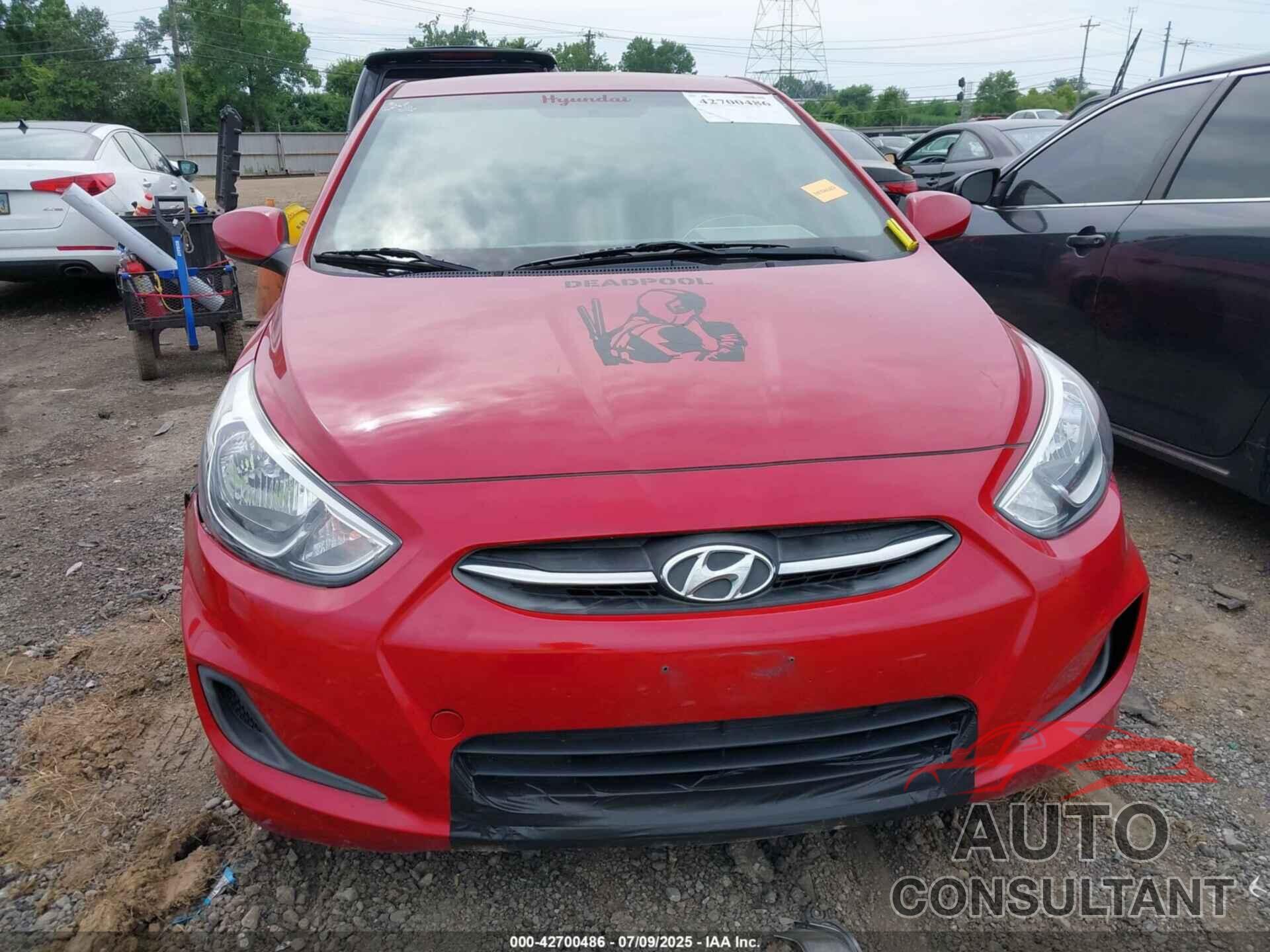 HYUNDAI ACCENT 2016 - KMHCT4AE7GU157352