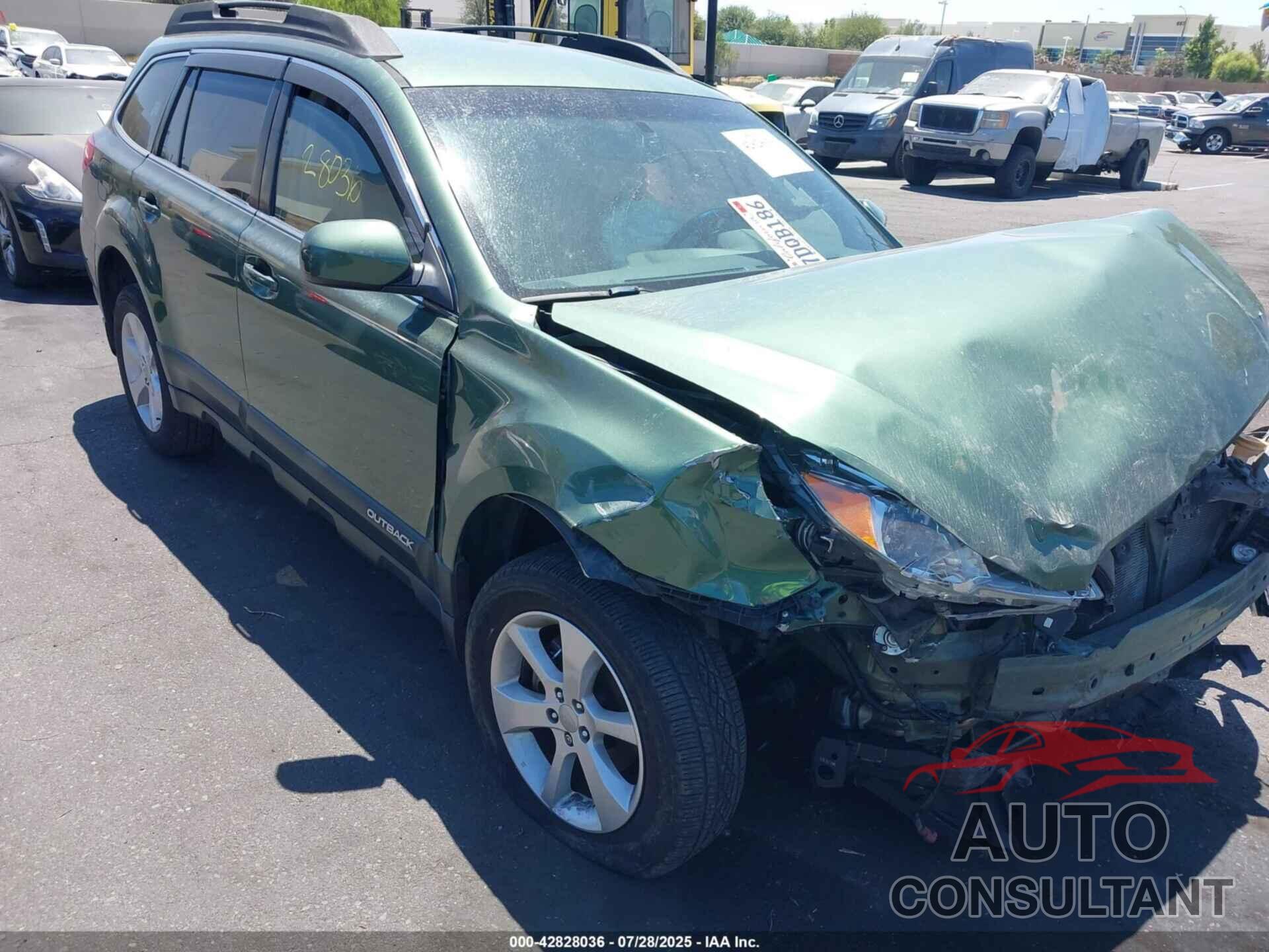 SUBARU OUTBACK 2014 - 4S4BRBCC2E3264533