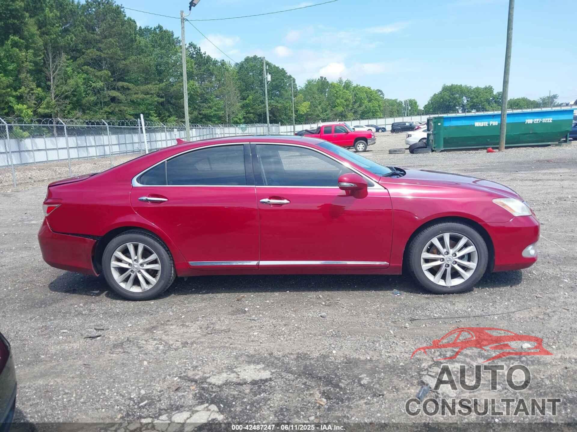 LEXUS ES 350 2010 - JTHBK1EG0A2378242