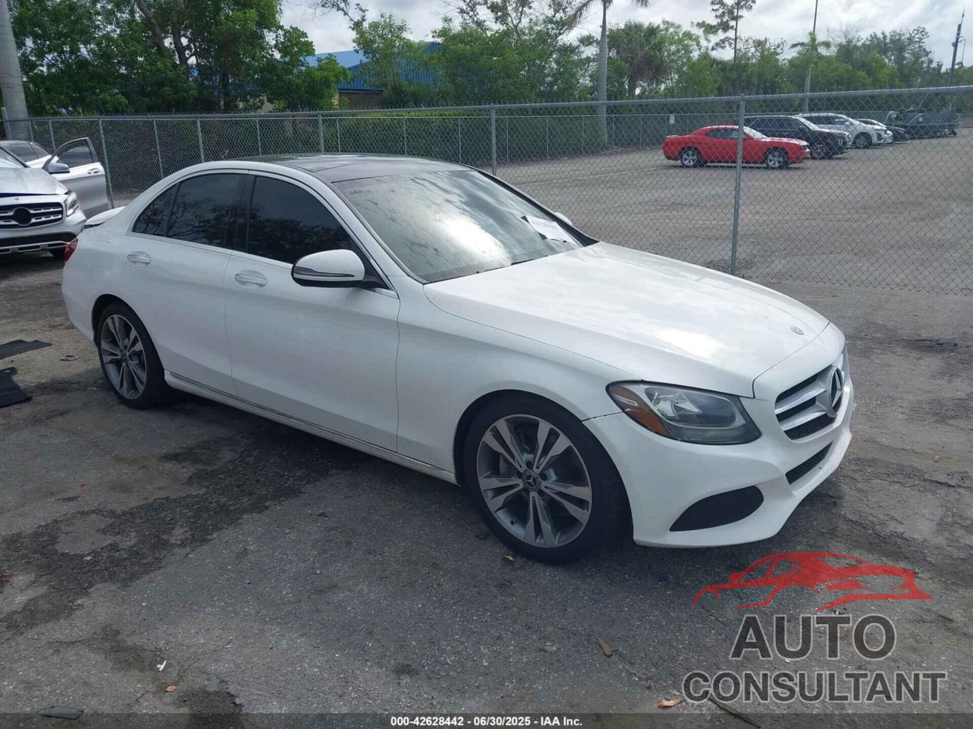 MERCEDES-BENZ C 300 2018 - WDDWF4JB1JR326635