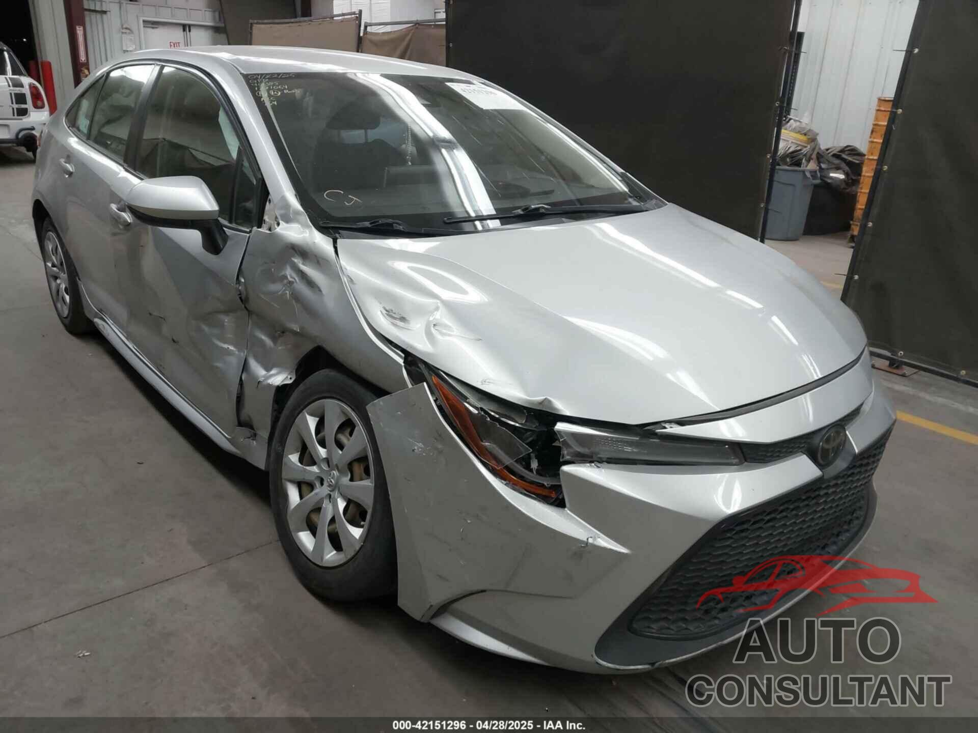 TOYOTA COROLLA 2020 - JTDEPRAE7LJ055205