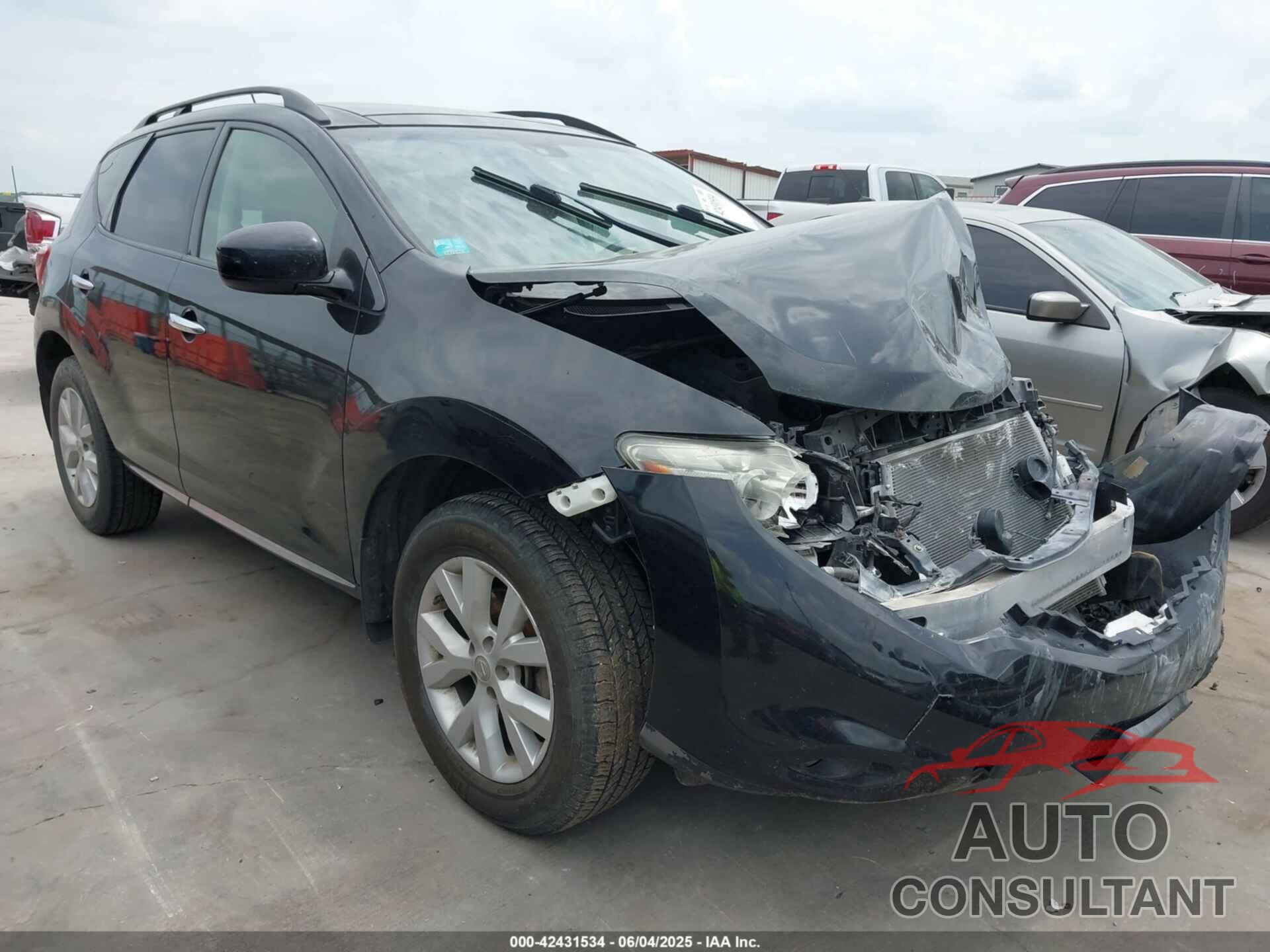 NISSAN MURANO 2012 - JN8AZ1MU4CW113162