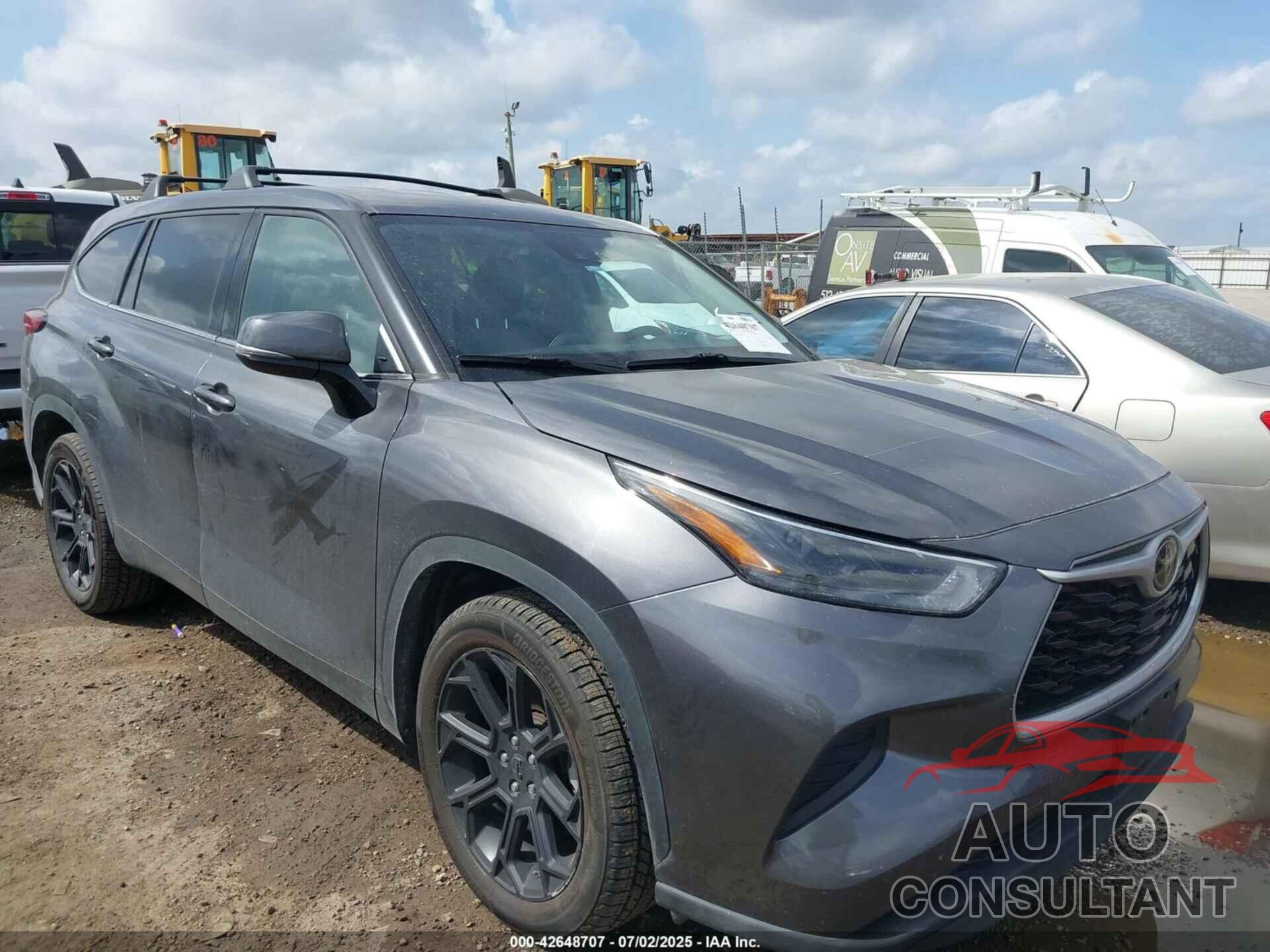 TOYOTA HIGHLANDER 2022 - 5TDCZRAH5NS117041