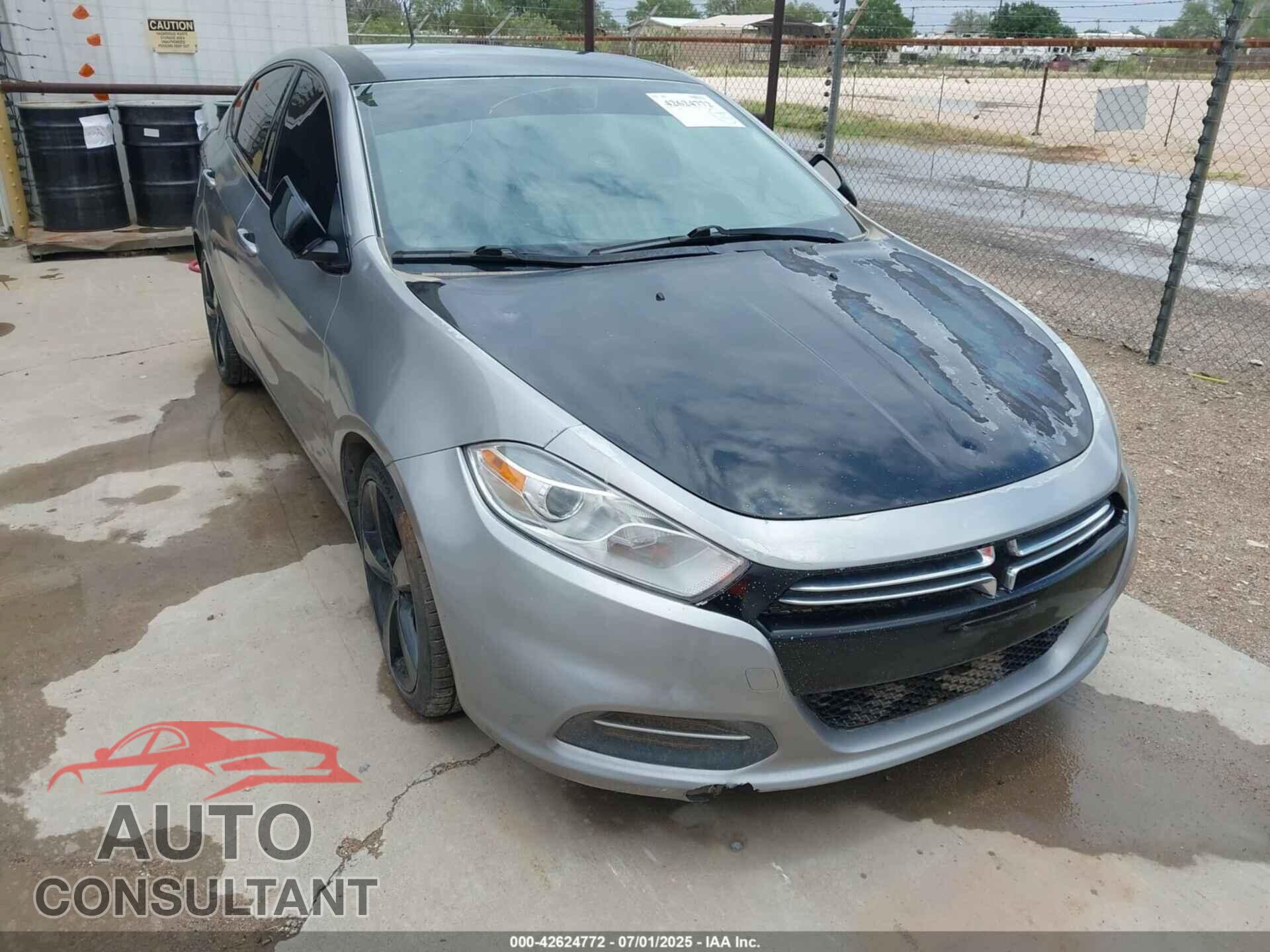DODGE DART 2015 - 1C3CDFDH5FD181400