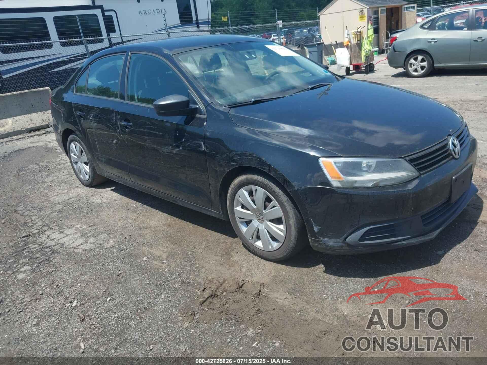 VOLKSWAGEN JETTA 2012 - 3VW1K7AJ8CM337786