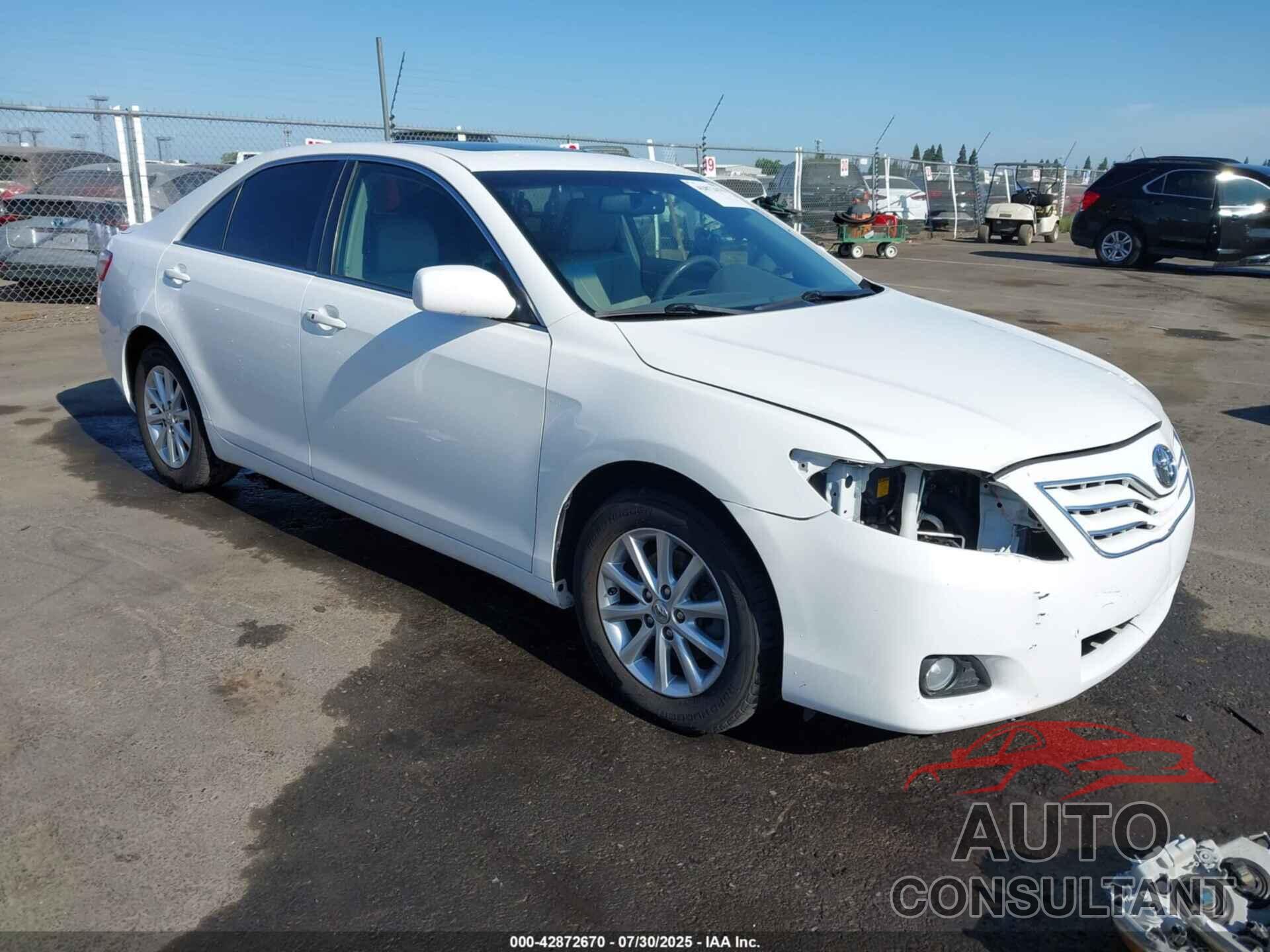 TOYOTA CAMRY 2010 - JTNBK3EK0A3049421