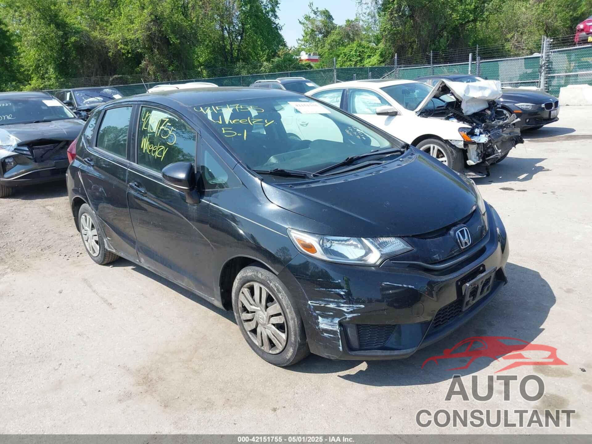 HONDA FIT 2015 - 3HGGK5H51FM724566