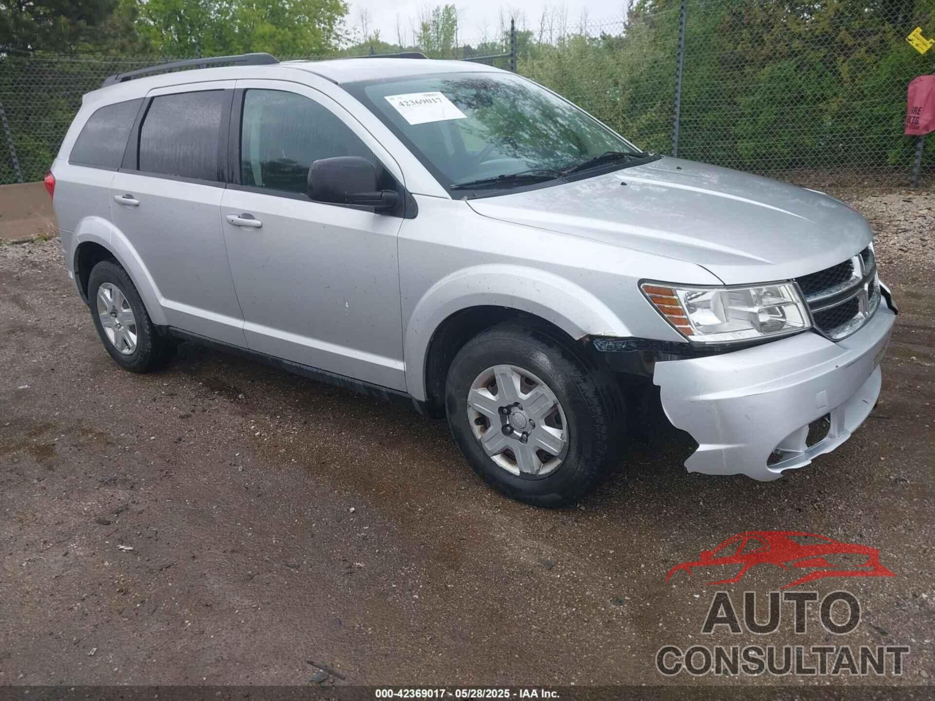 DODGE JOURNEY 2012 - 3C4PDCAB5CT173251