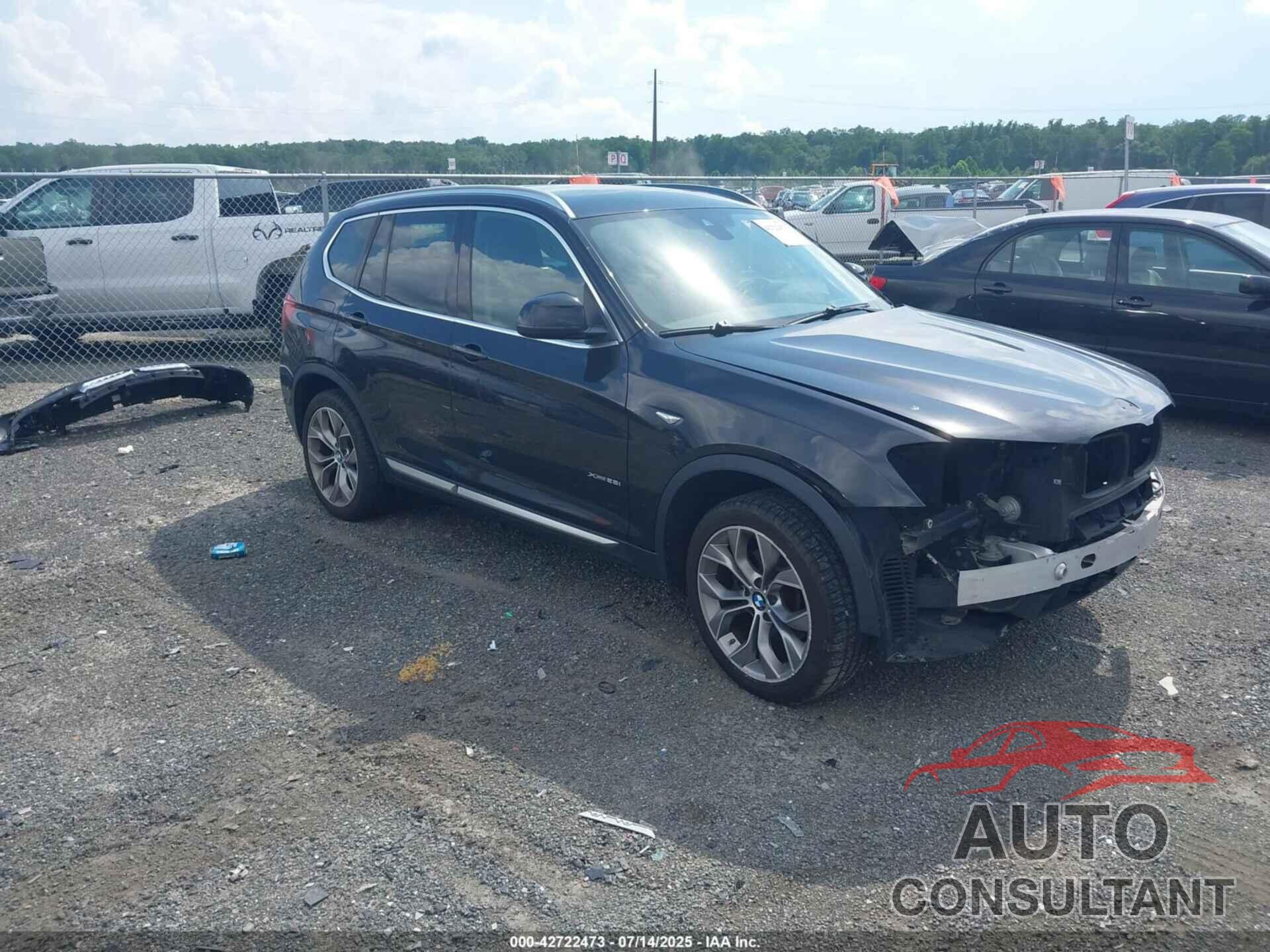 BMW X3 2016 - 5UXWX9C52G0D93853