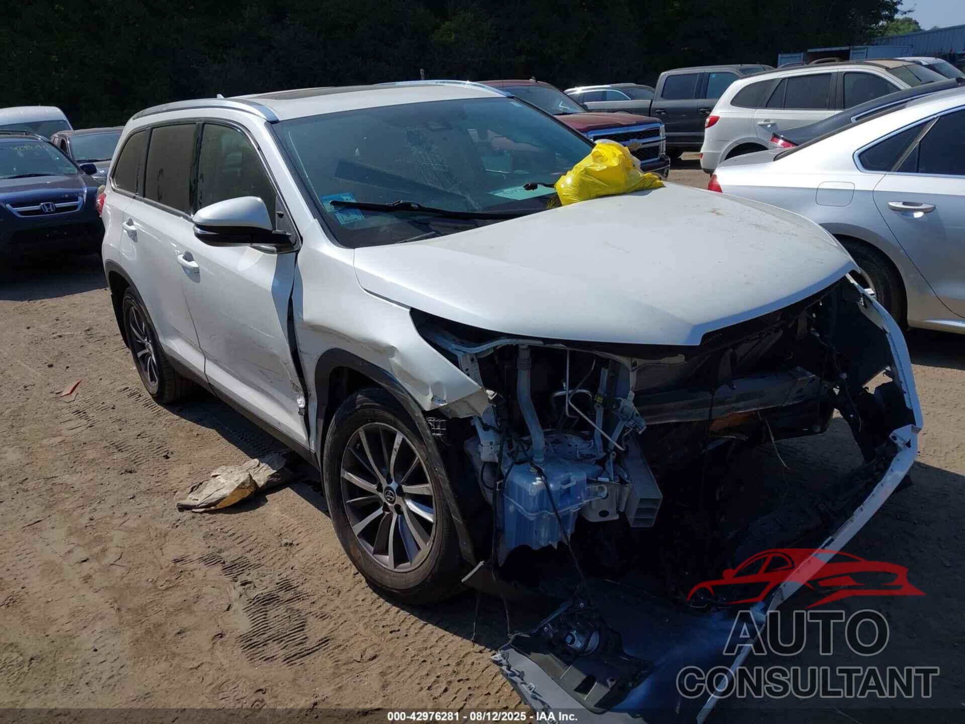 TOYOTA HIGHLANDER 2019 - 5TDJZRFH3KS933905