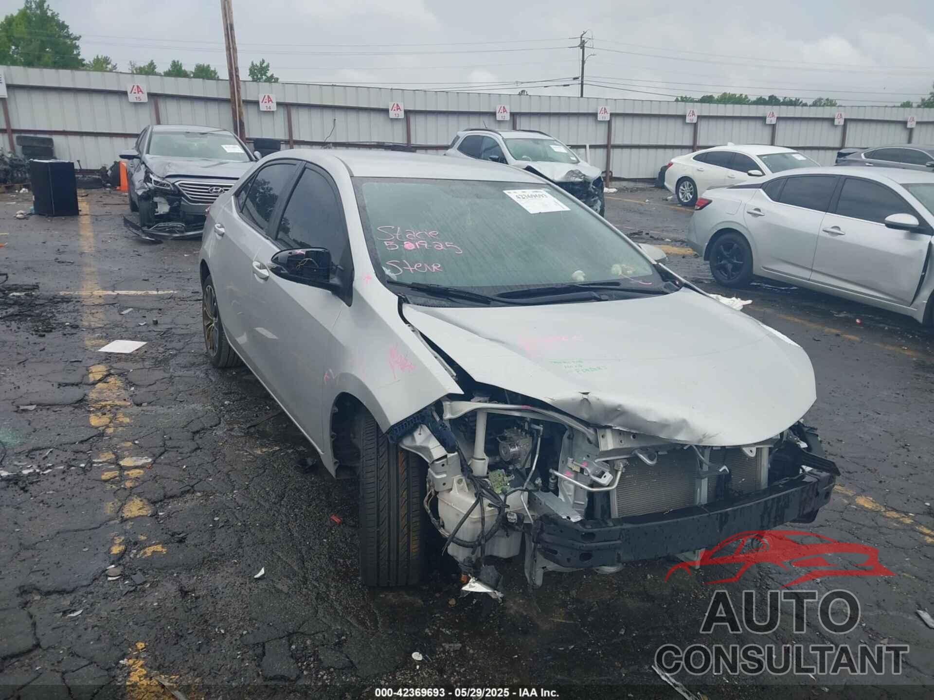 TOYOTA COROLLA 2016 - 2T1BURHE0GC703762
