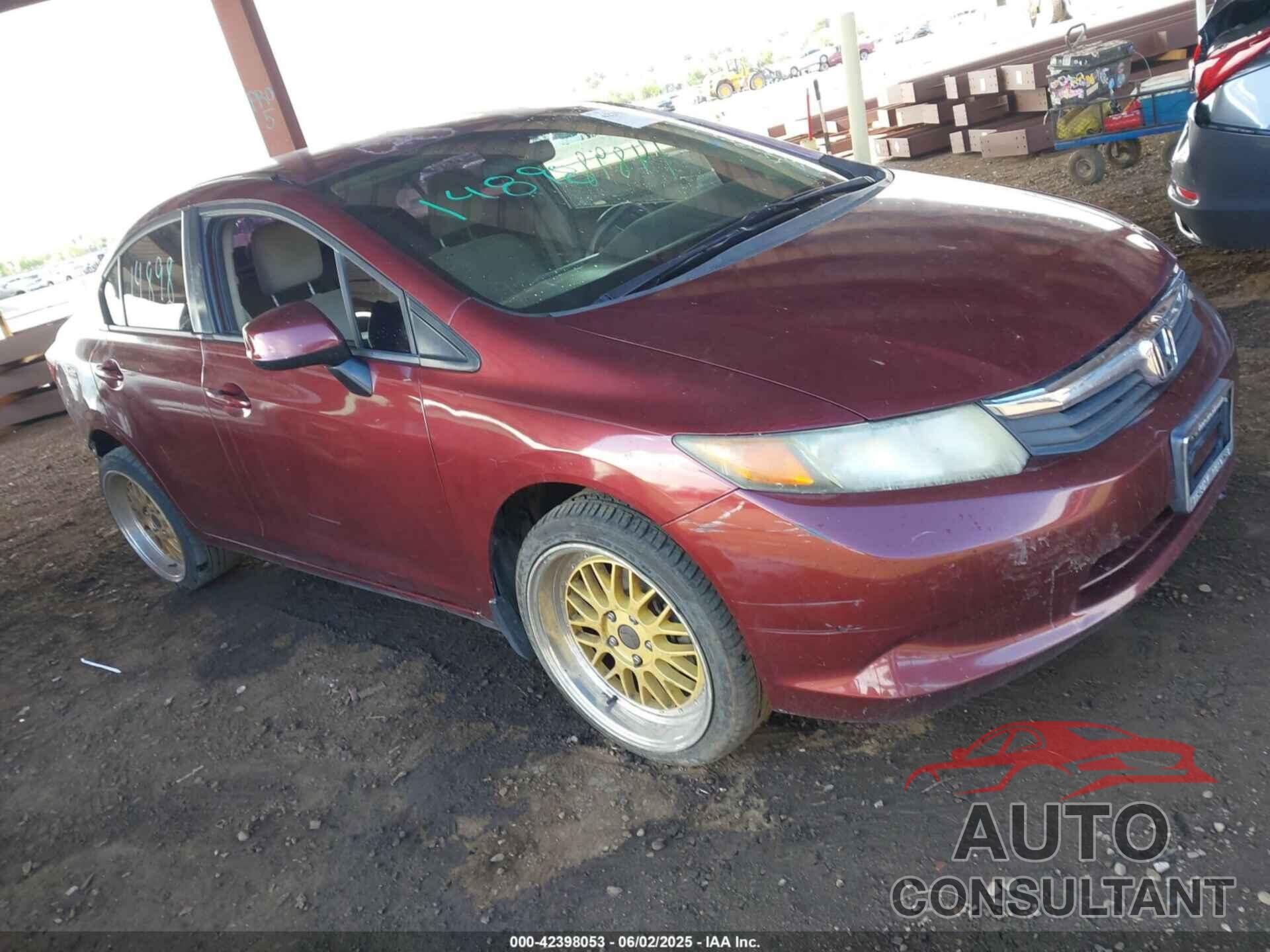 HONDA CIVIC 2012 - 2HGFB2F55CH507738