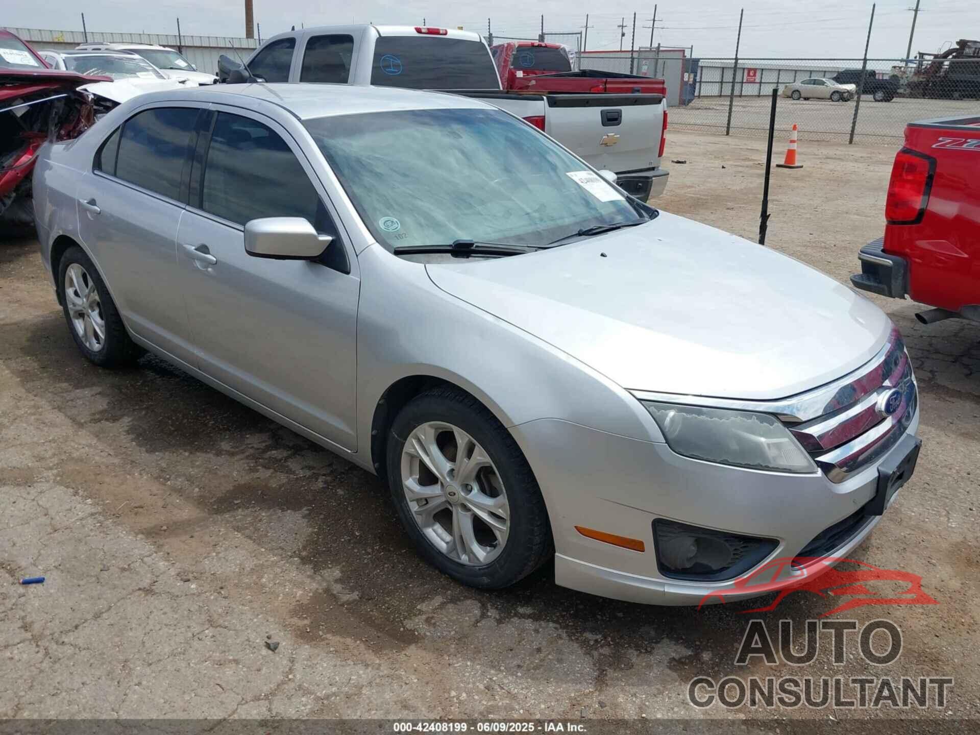 FORD FUSION 2012 - 3FAHP0HA6CR269478