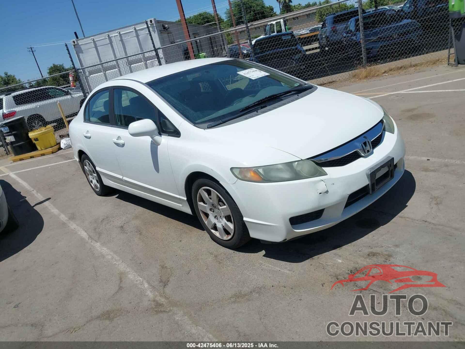 HONDA CIVIC 2009 - 19XFA16509E048070