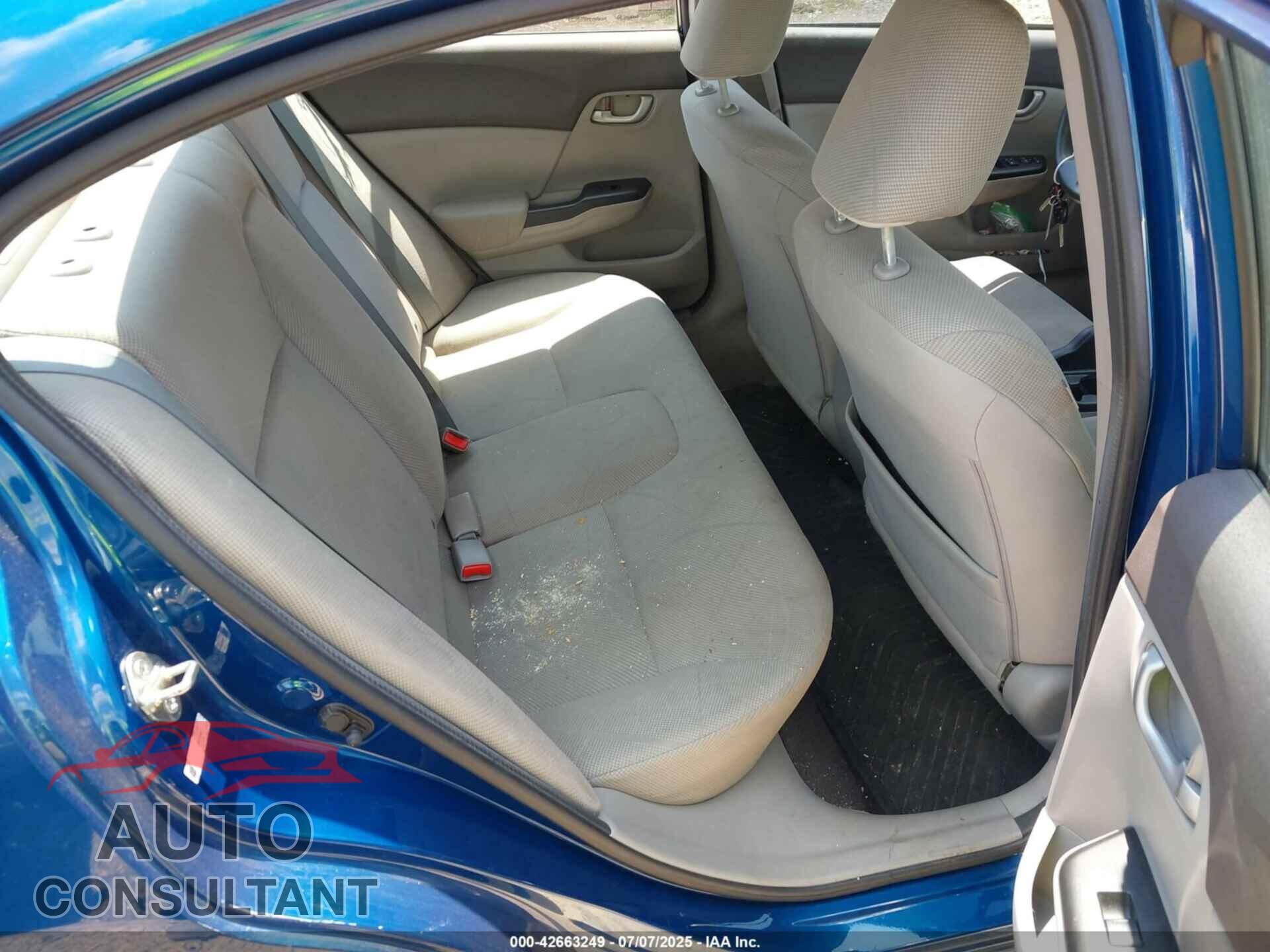 HONDA CIVIC 2012 - 19XFB2F51CE072467