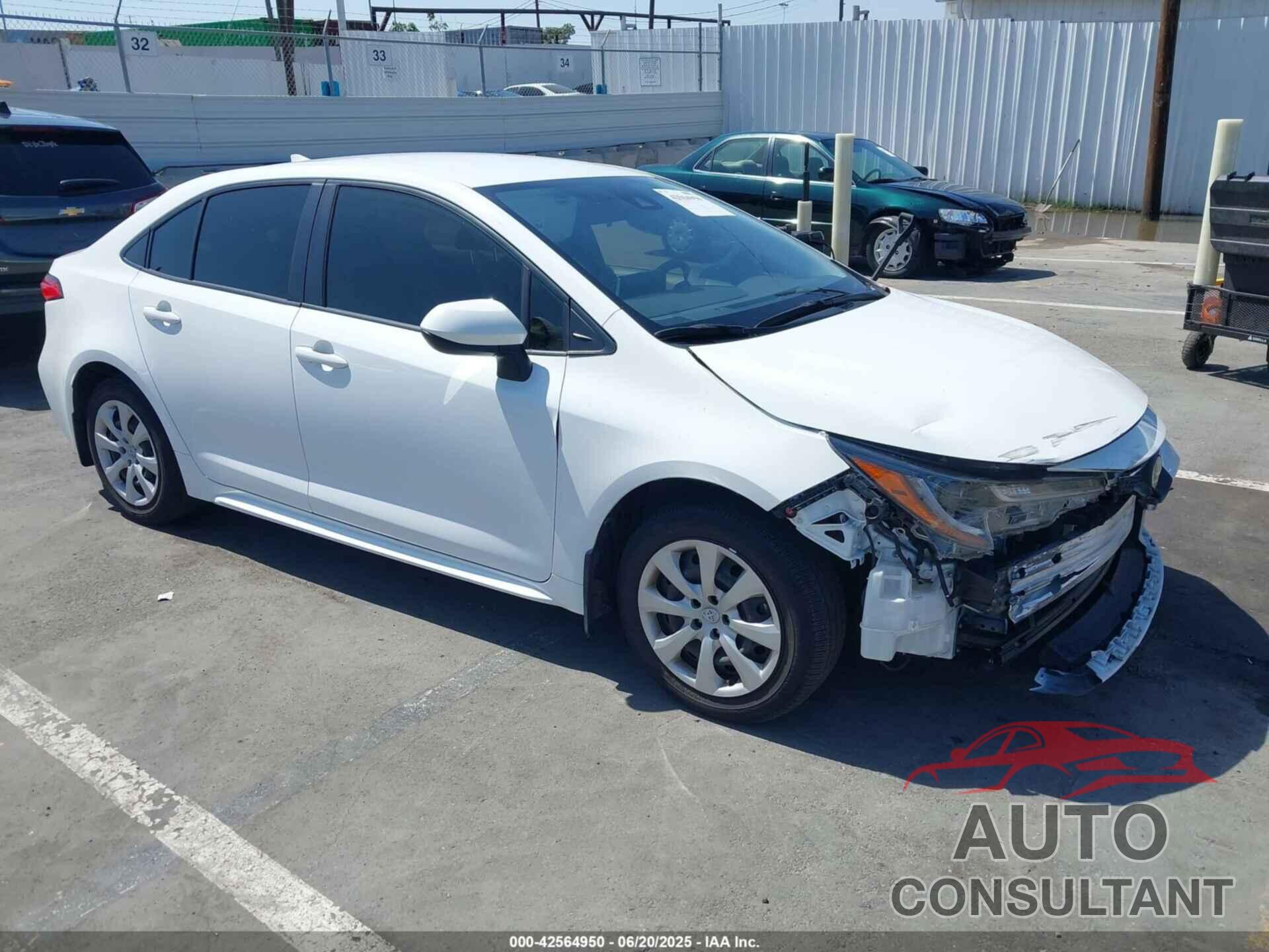 TOYOTA COROLLA 2021 - JTDEPMAE7MJ119716