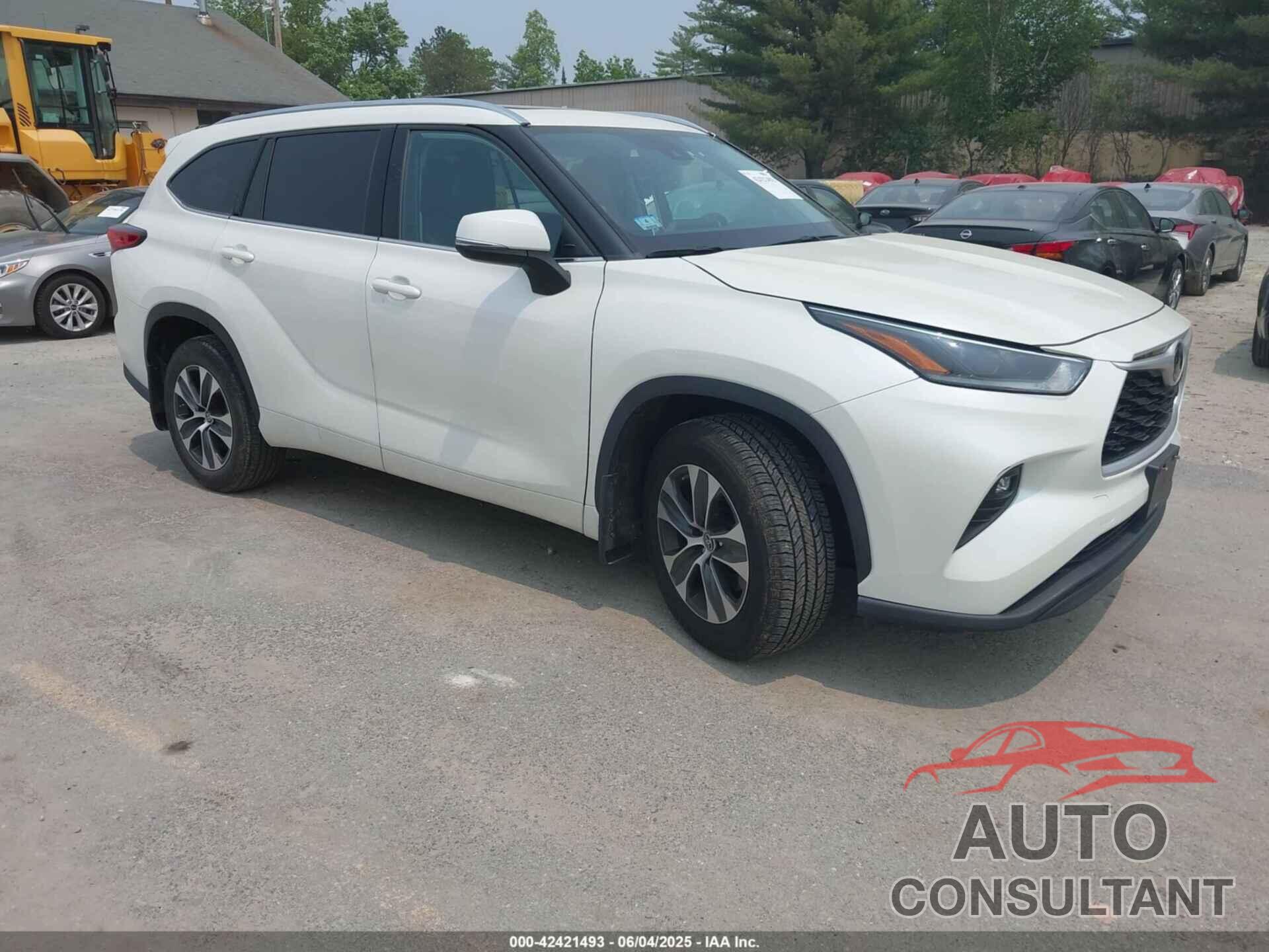 TOYOTA HIGHLANDER 2021 - 5TDGZRBH4MS538876
