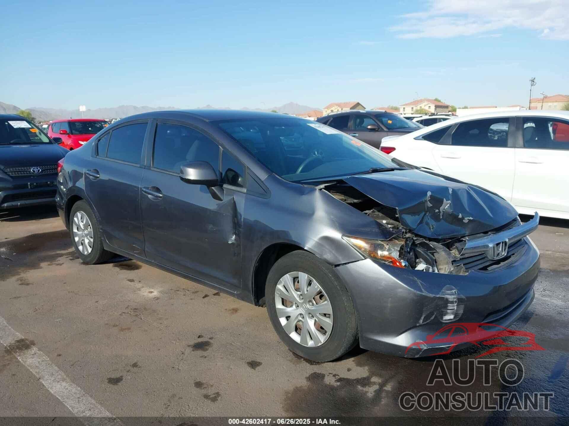 HONDA CIVIC 2012 - 2HGFB2F57CH307301