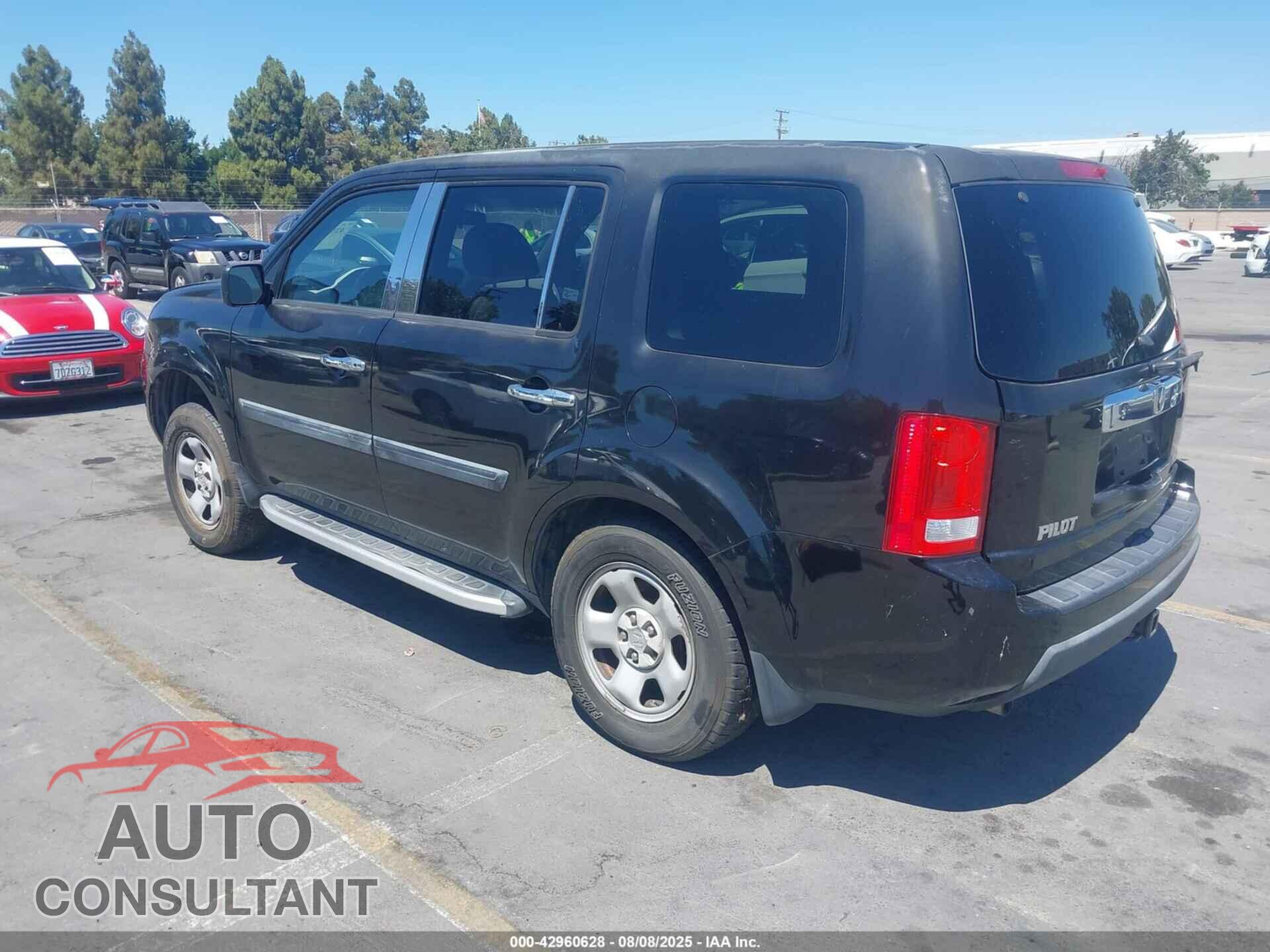 HONDA PILOT 2011 - 5FNYF3H24BB031815
