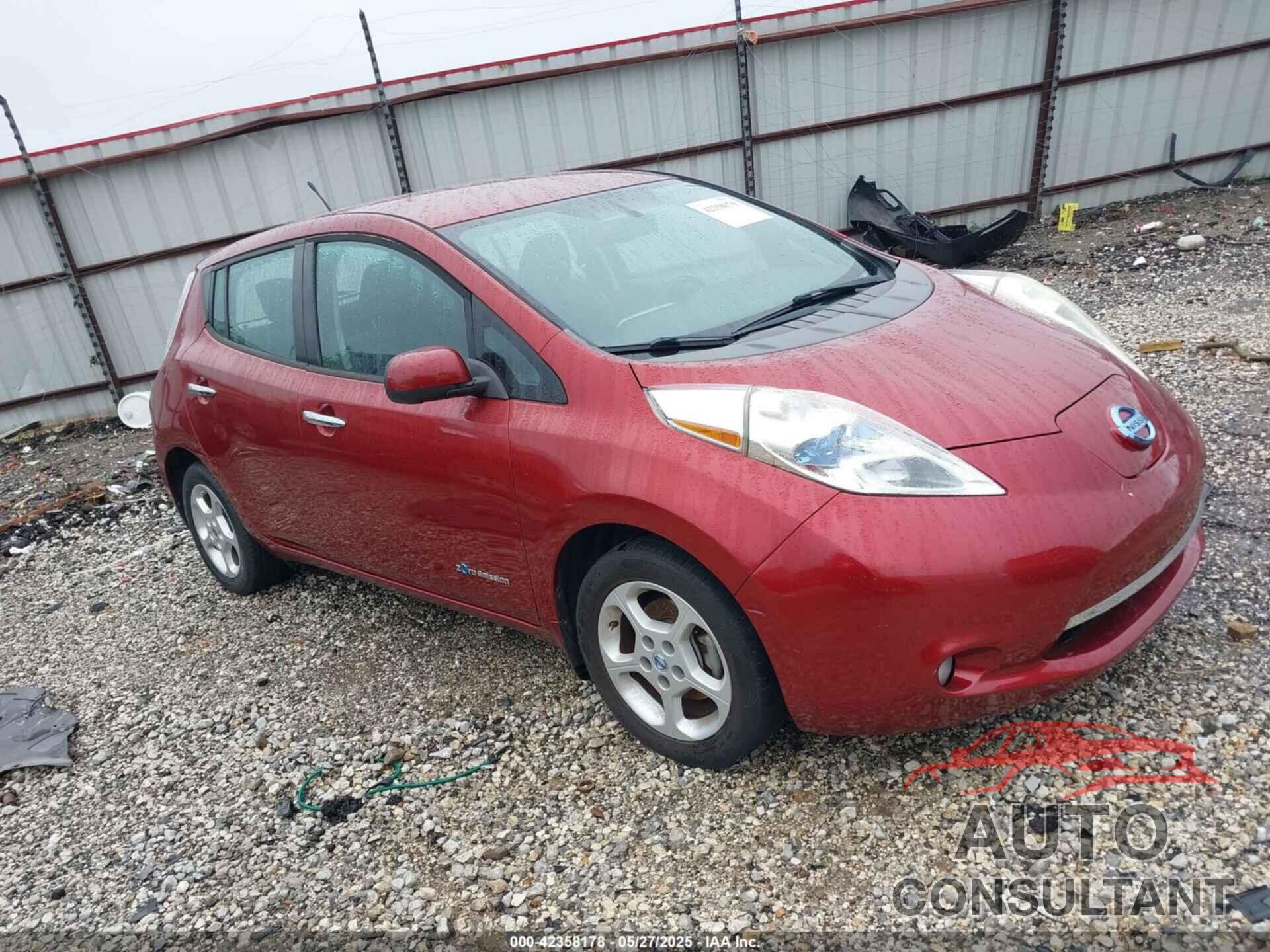 NISSAN LEAF 2013 - 1N4AZ0CP6DC402599