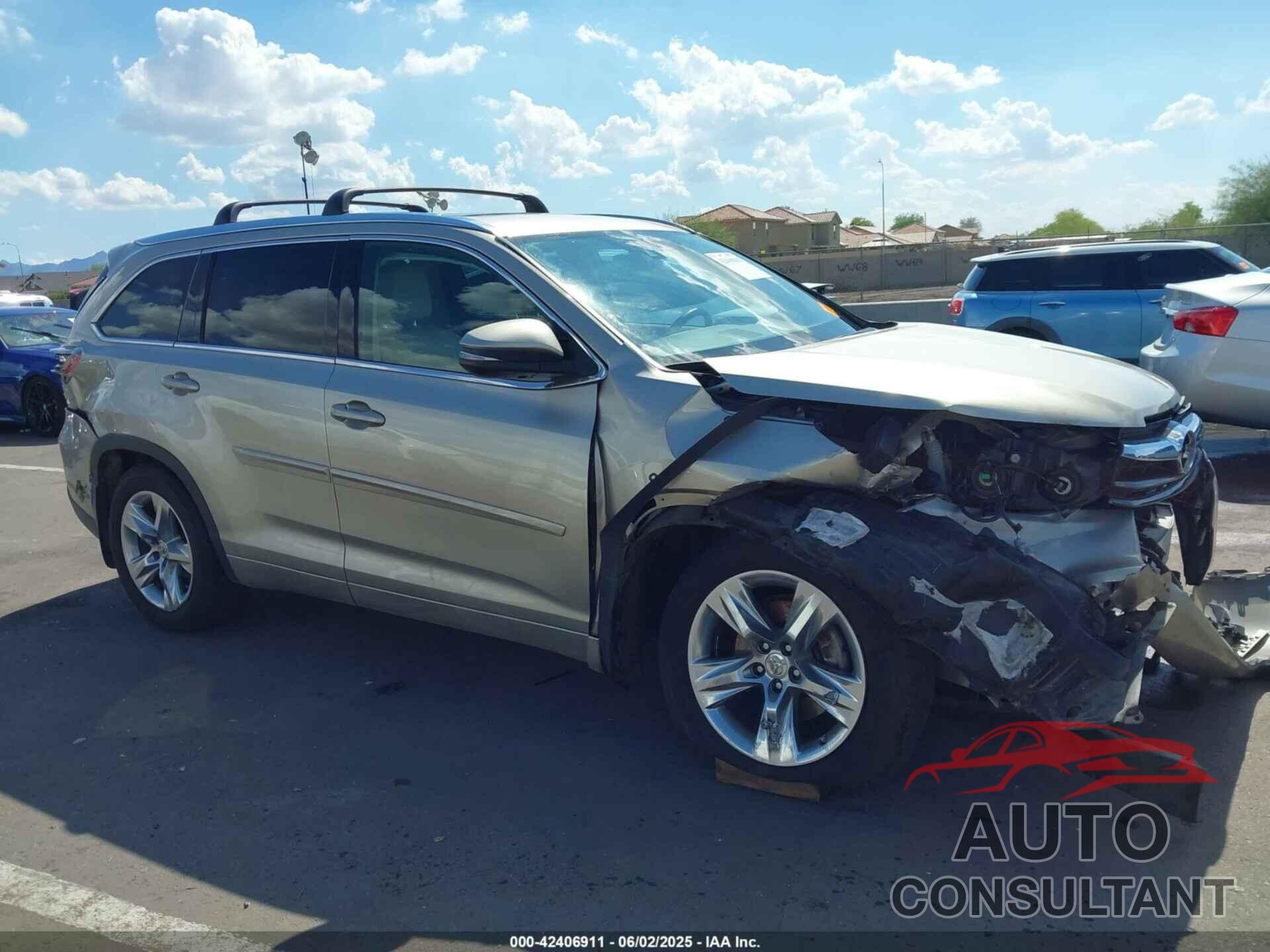 TOYOTA HIGHLANDER 2015 - 5TDDKRFH7FS135561