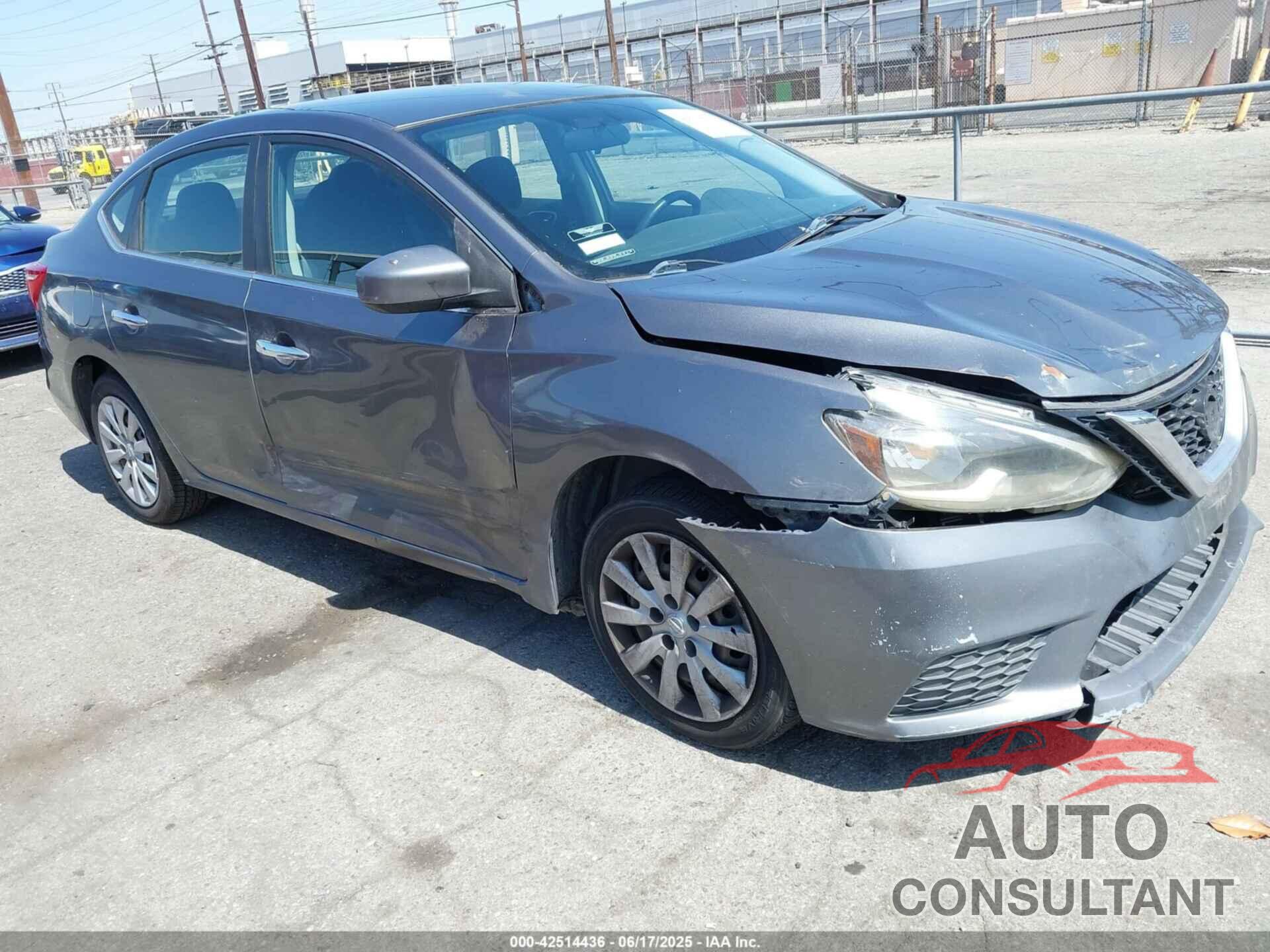 NISSAN SENTRA 2016 - 3N1AB7AP9GL653106