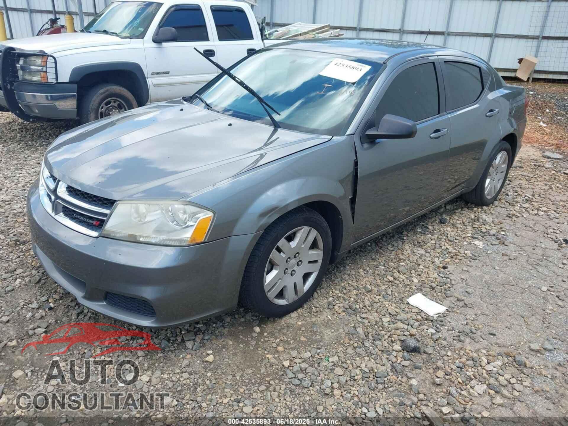 DODGE AVENGER 2013 - 1C3CDZAB2DN653464