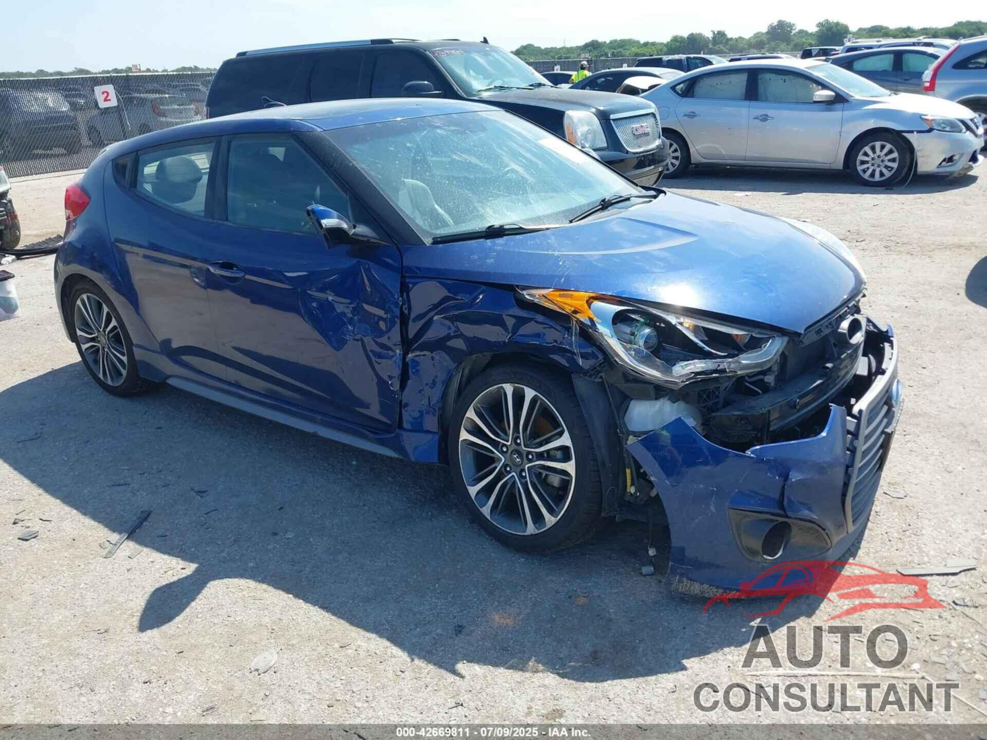 HYUNDAI VELOSTER 2017 - KMHTC6AE3HU309687