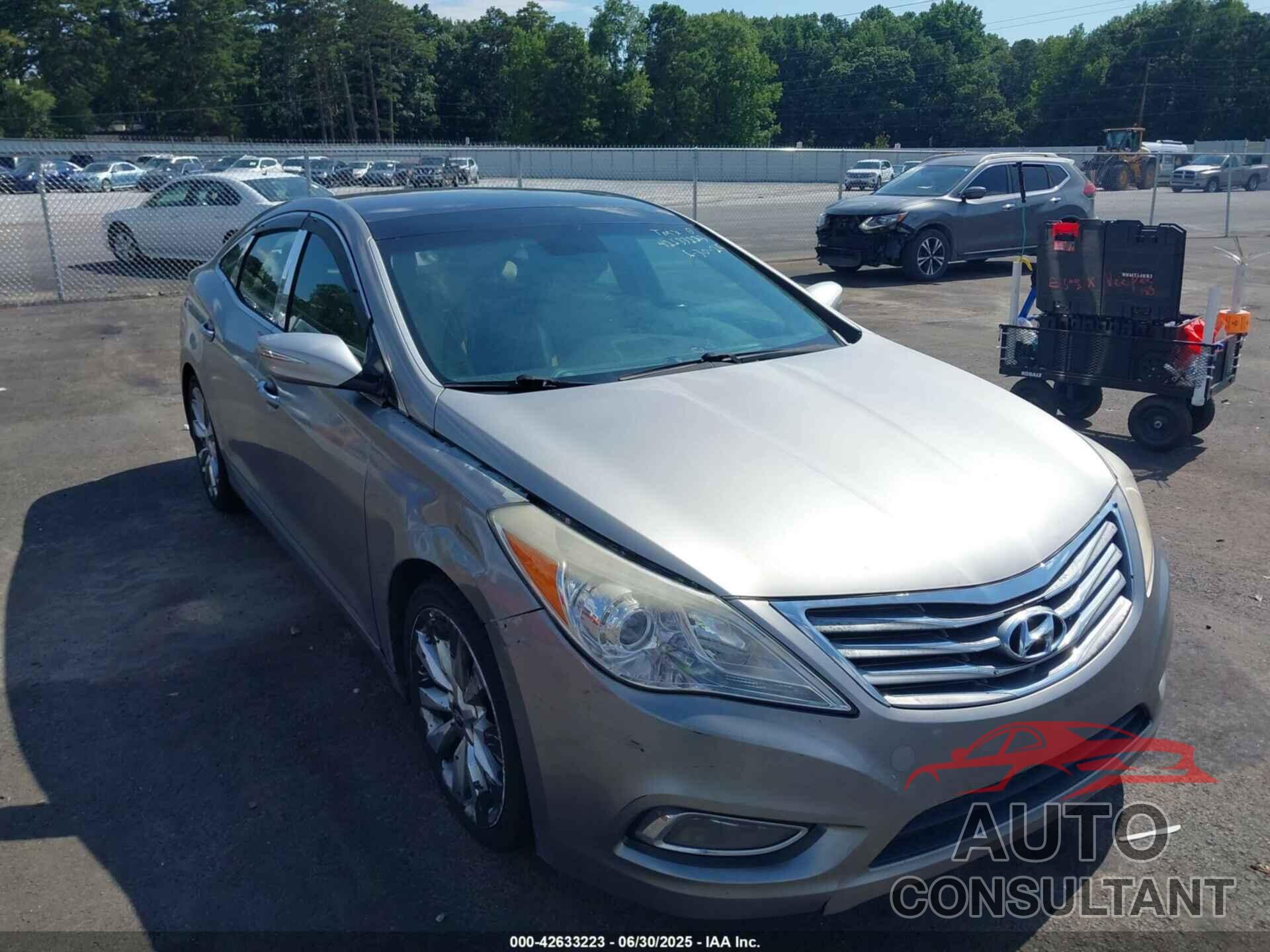 HYUNDAI AZERA 2012 - KMHFH4JGXCA189109