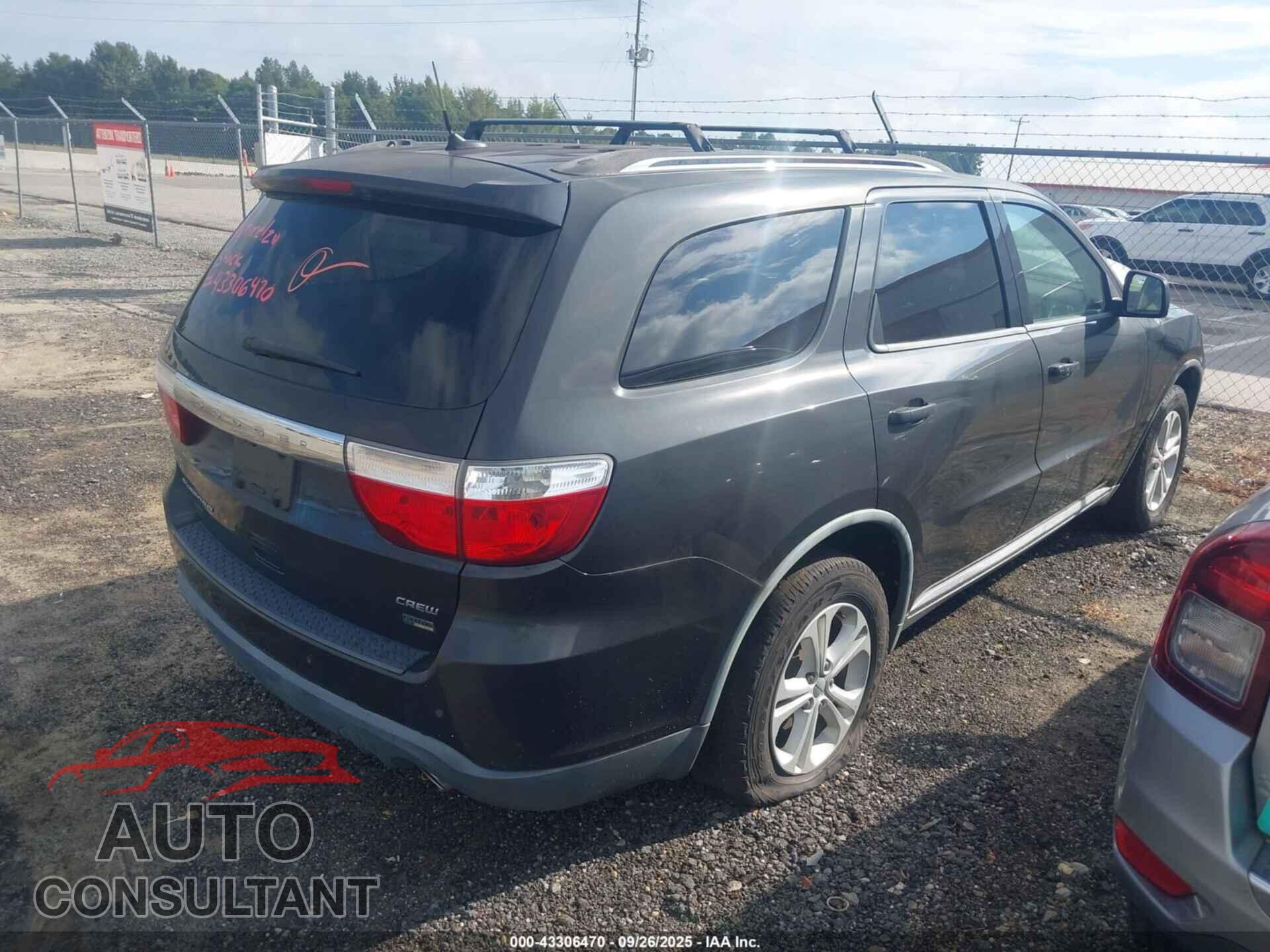 DODGE DURANGO 2011 - 1D4RD4GG6BC660070