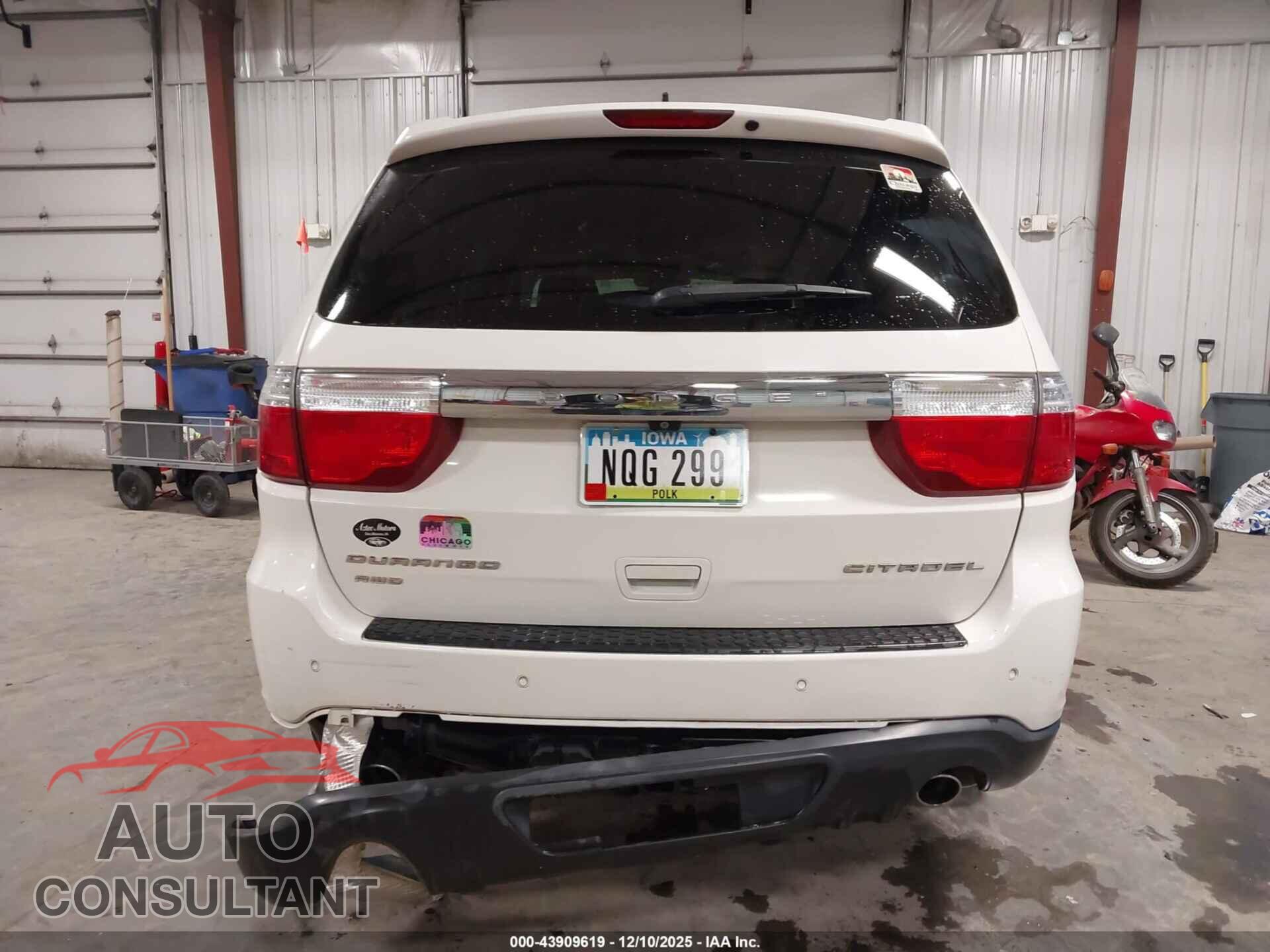 DODGE DURANGO 2012 - 1C4SDJET3CC130654