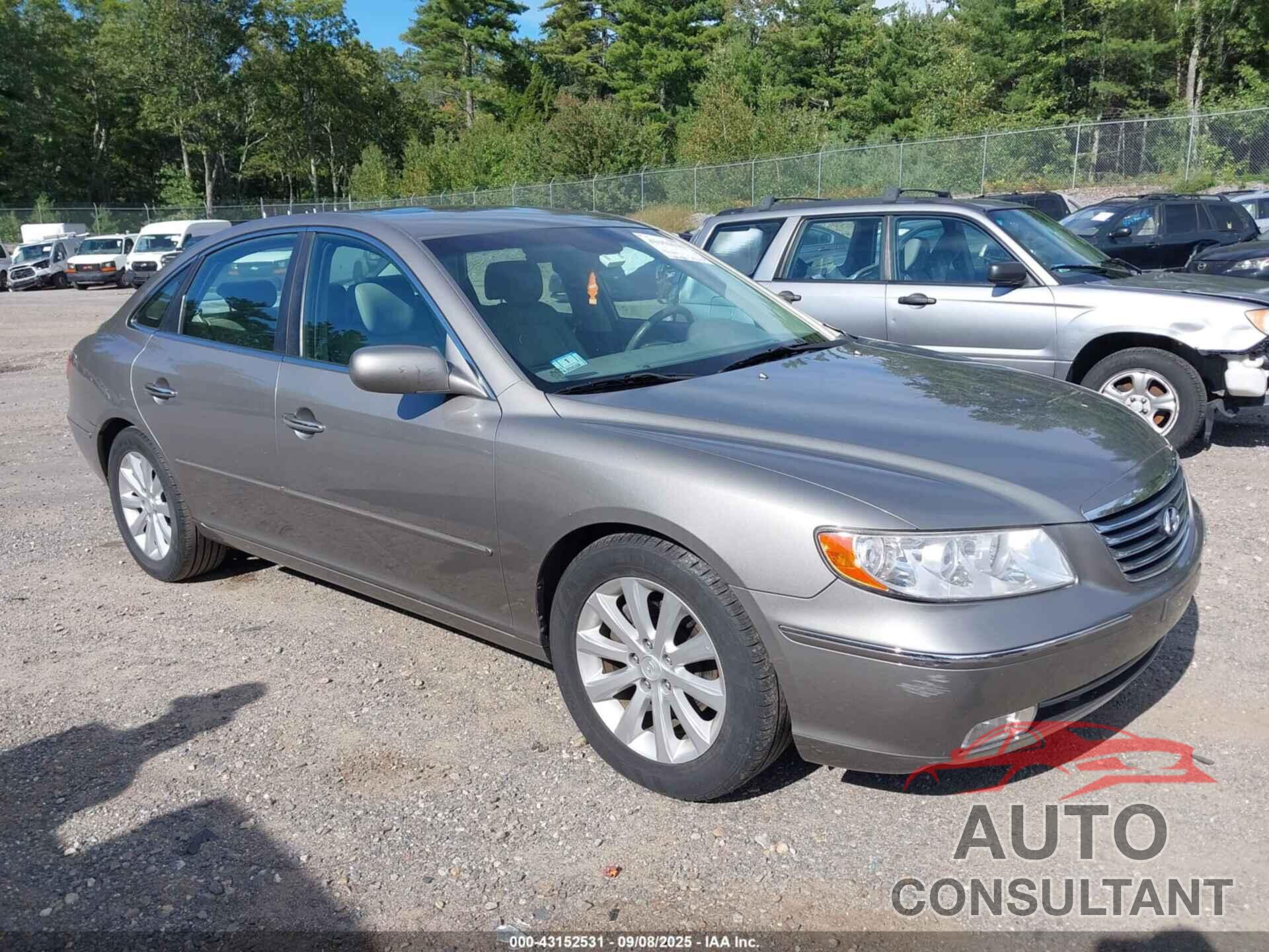HYUNDAI AZERA 2009 - KMHFC46D79A350229