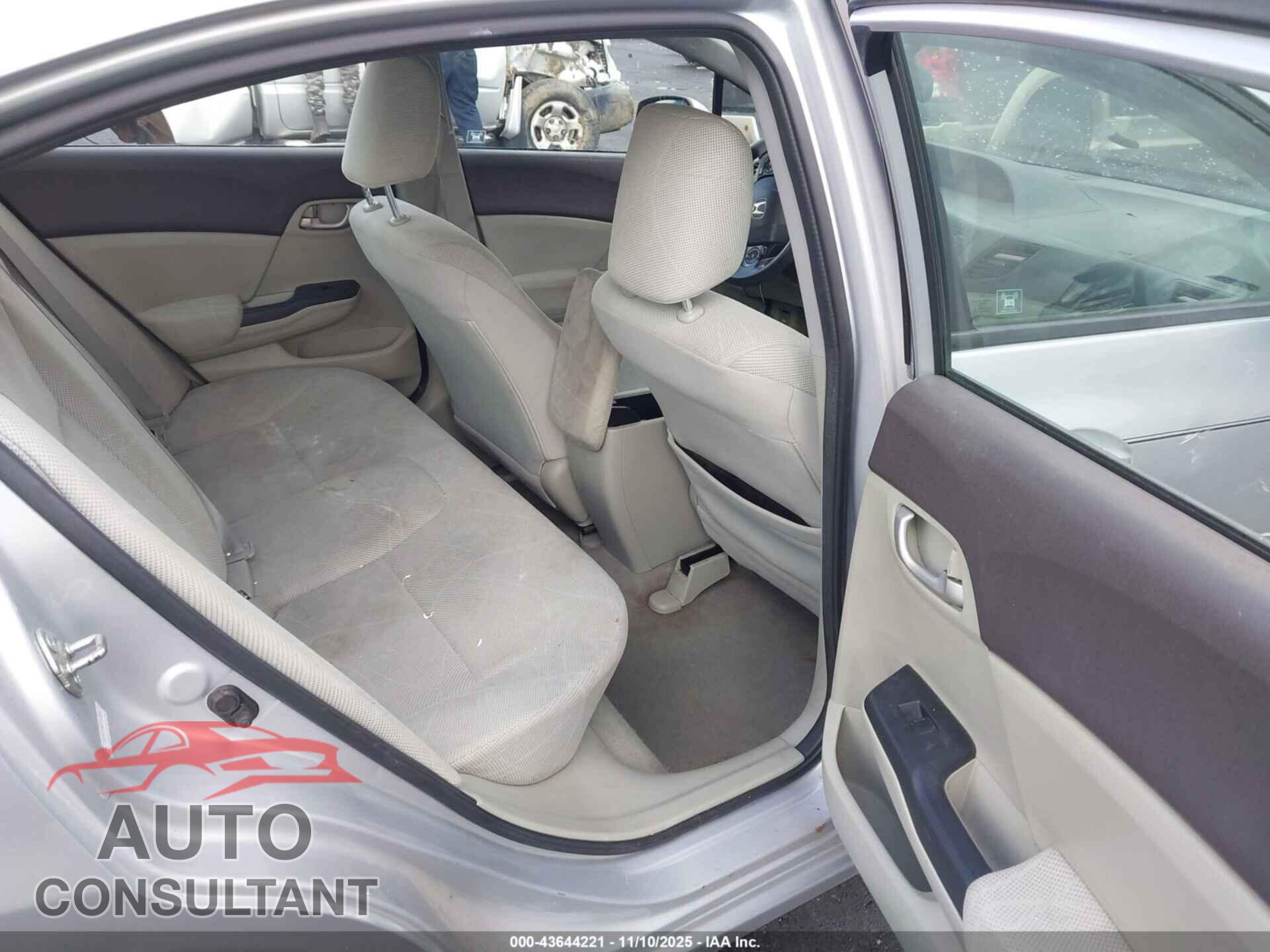 HONDA CIVIC 2012 - 2HGFB2F54CH500859